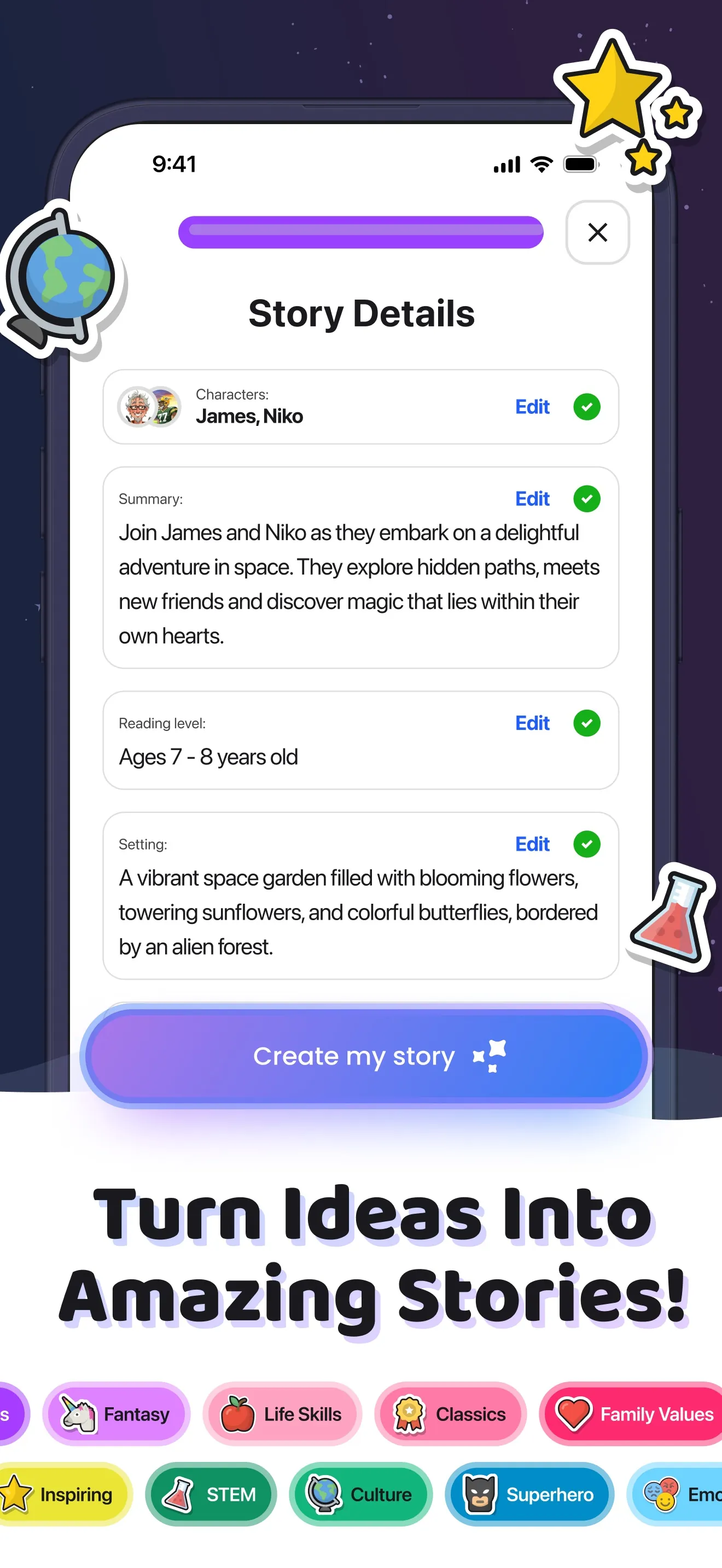 Naria - Kids Storytelling iphone screenshot 3