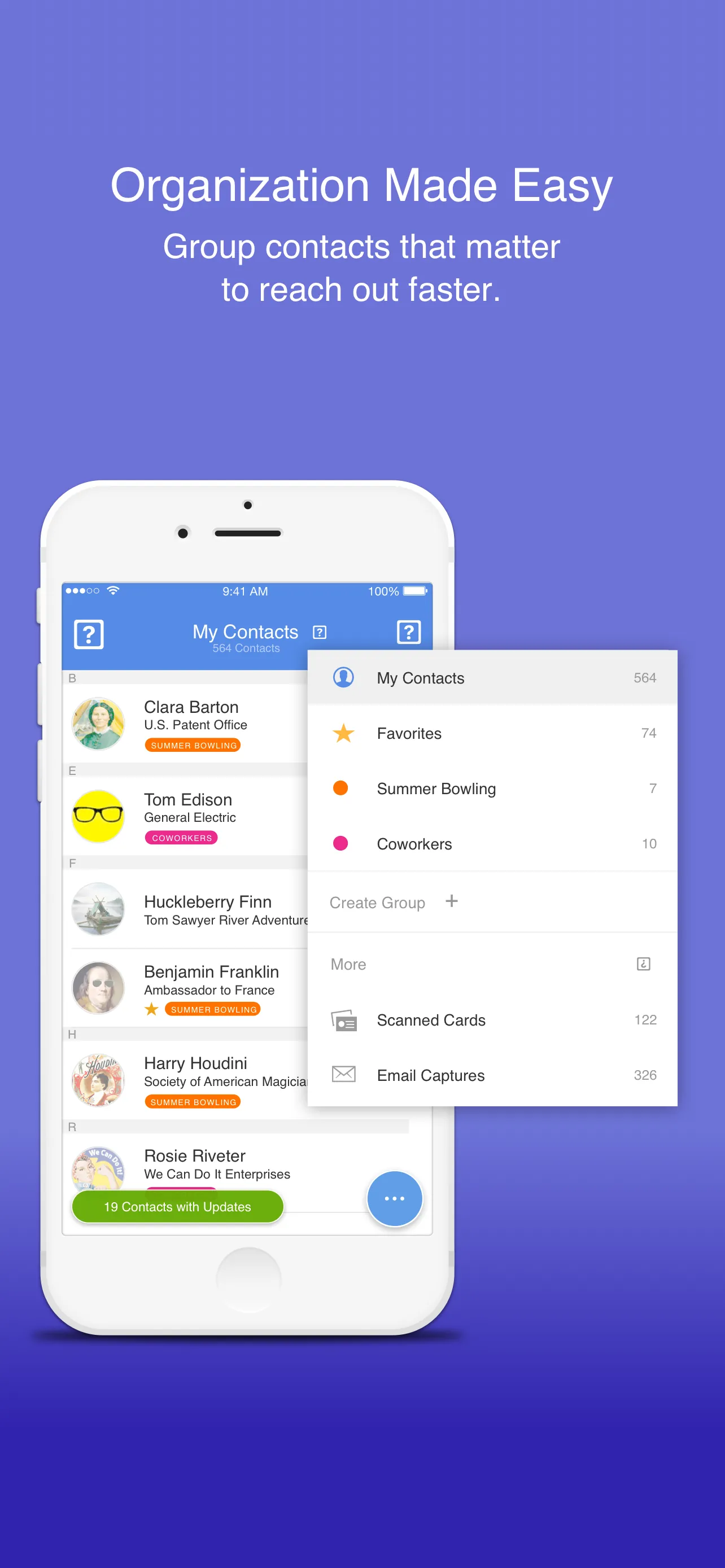CircleBack - Updated Contacts iphone screenshot 2
