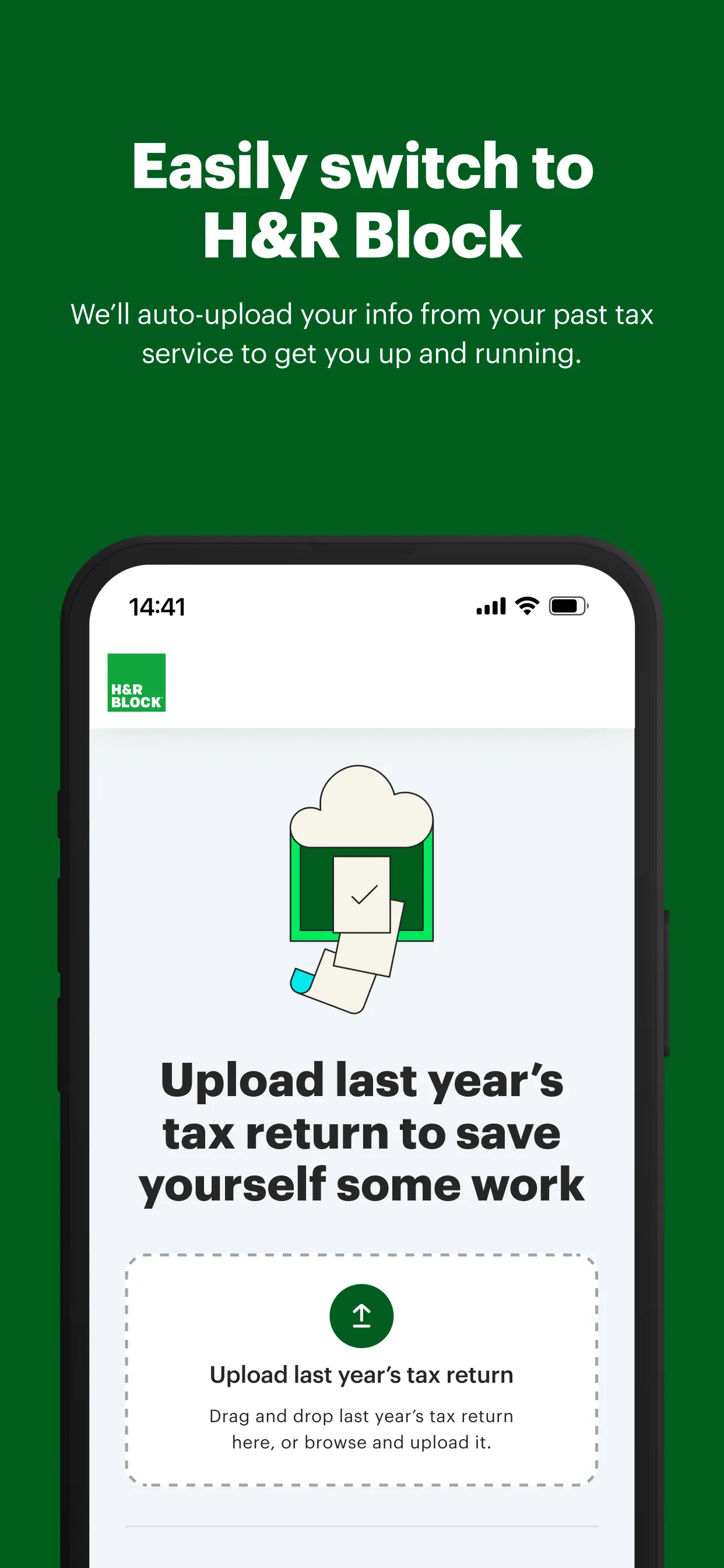 H&R Block Tax Prep: File Taxes iphone screenshot 2