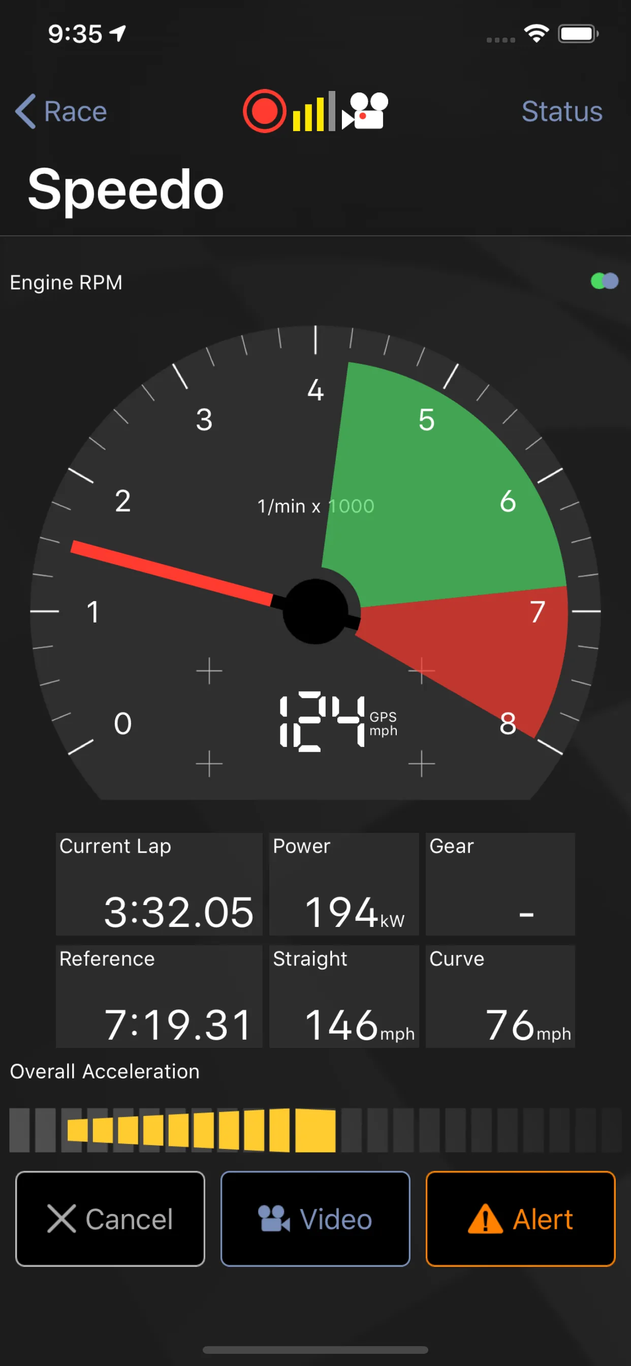Harry's LapTimer Petrolhead iphone screenshot 4
