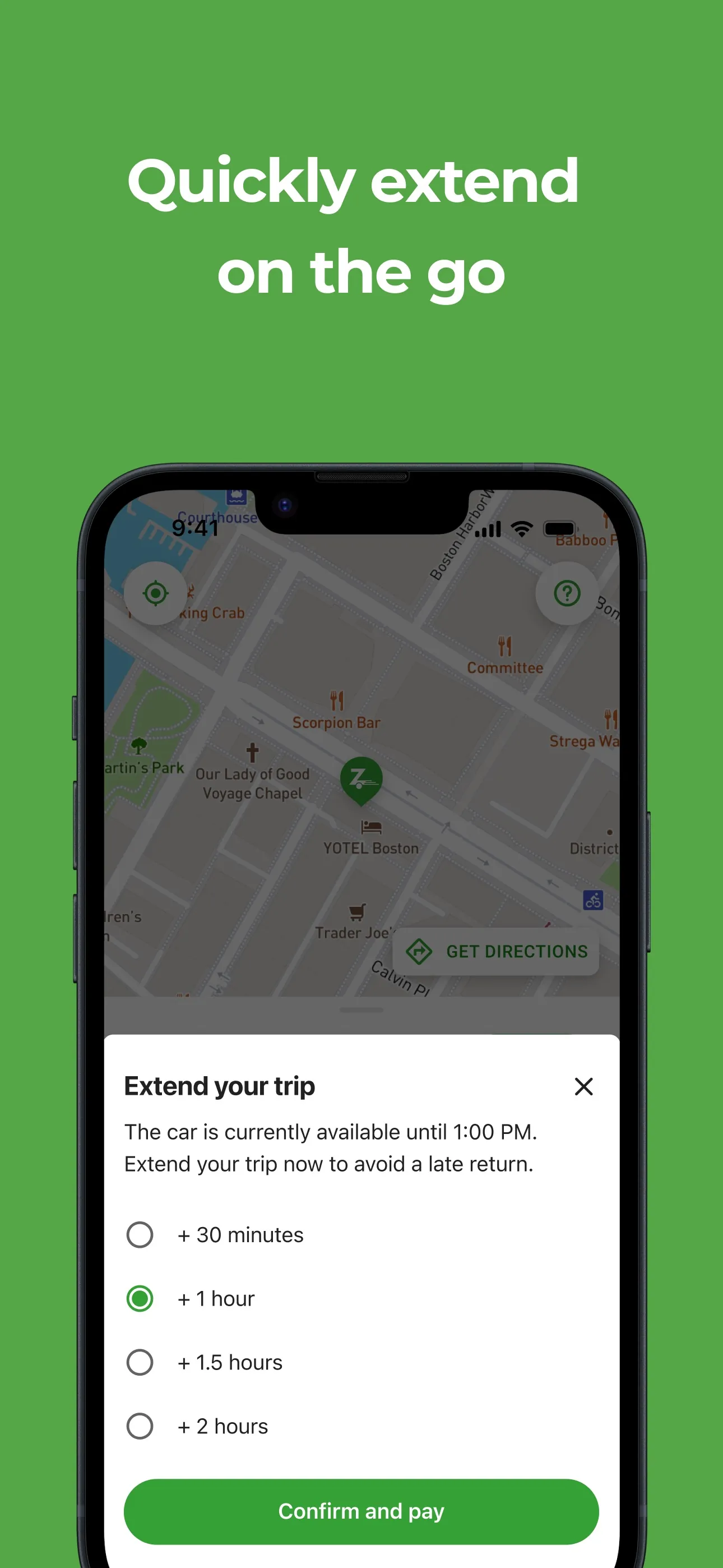 Zipcar: cars on-demand iphone screenshot 4
