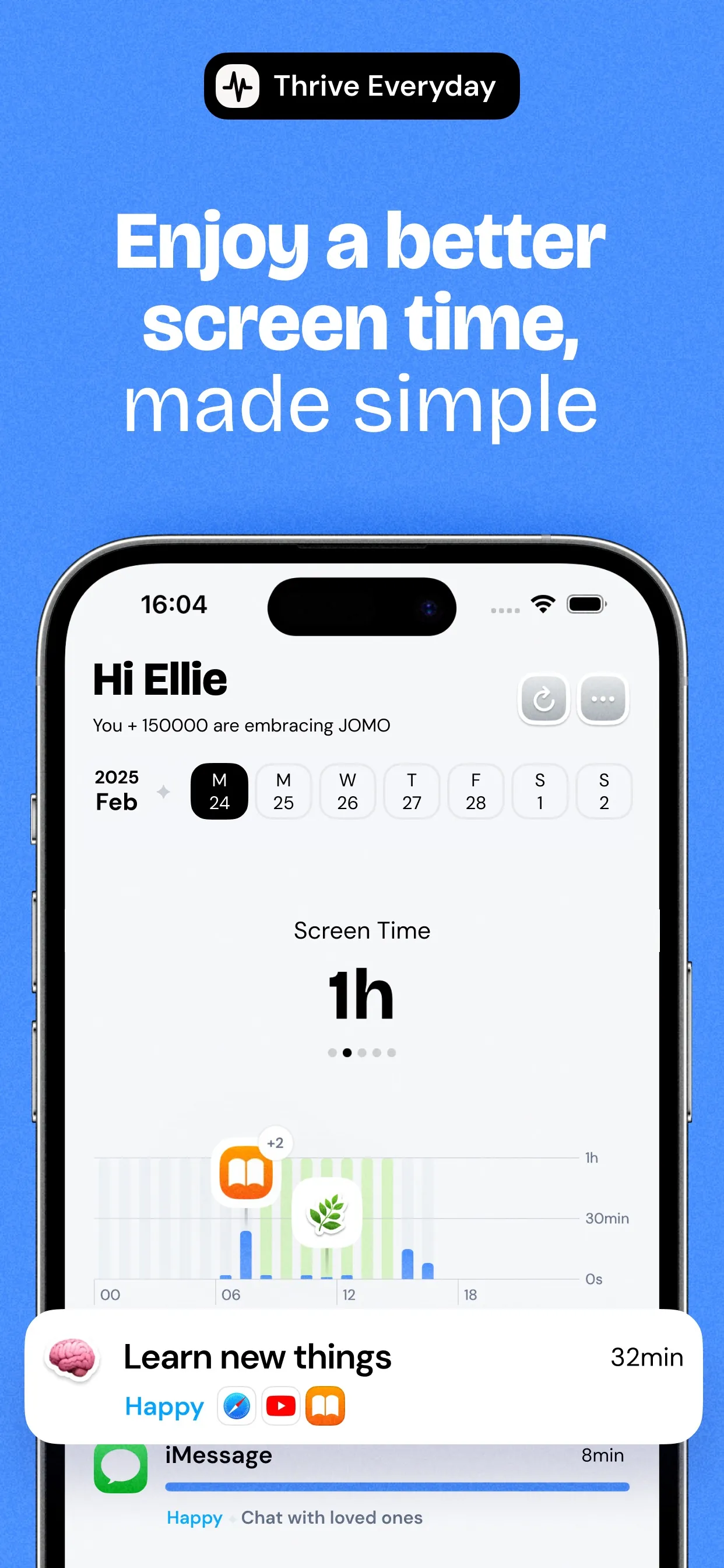 Jomo - Screen Time Blocker iphone screenshot 2