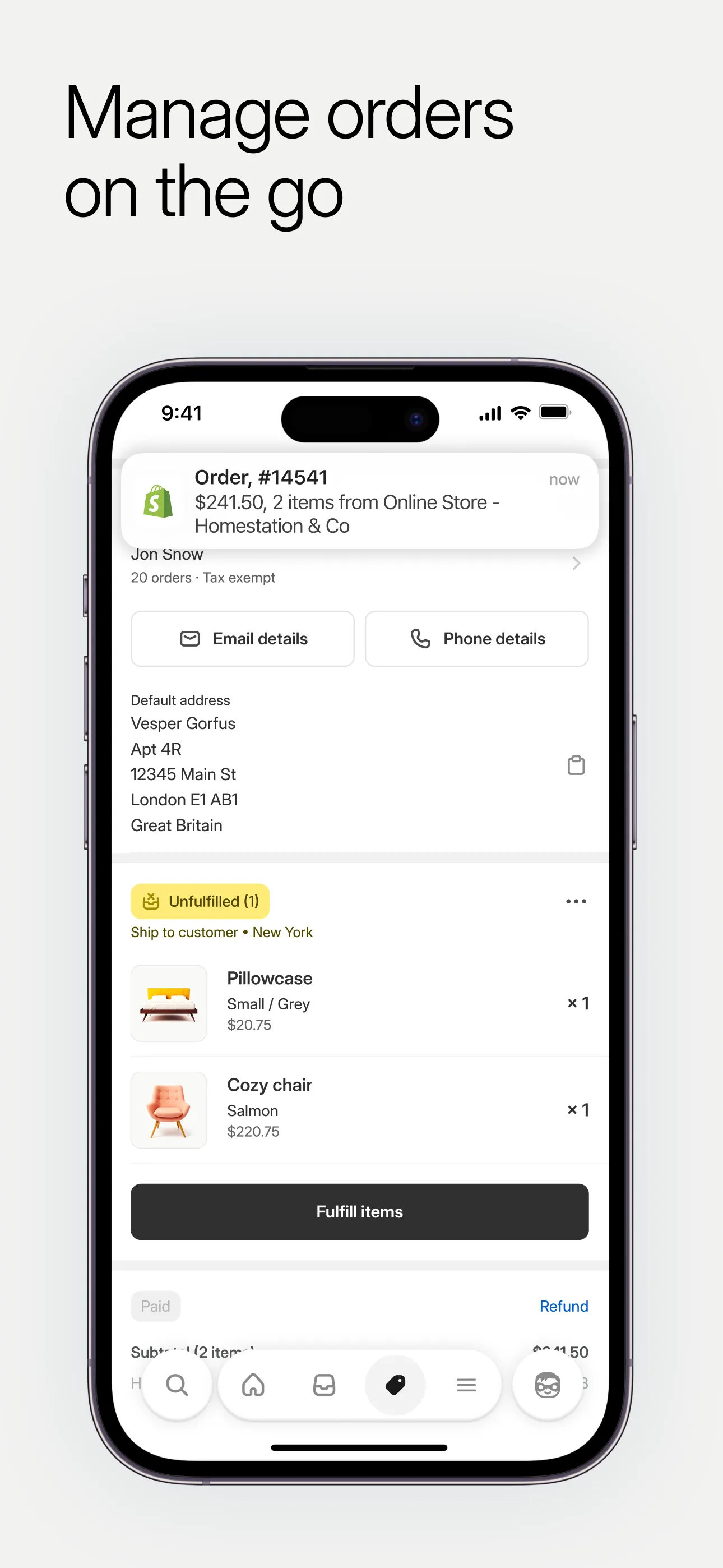 Shopify - Your Ecommerce Store iphone screenshot 6