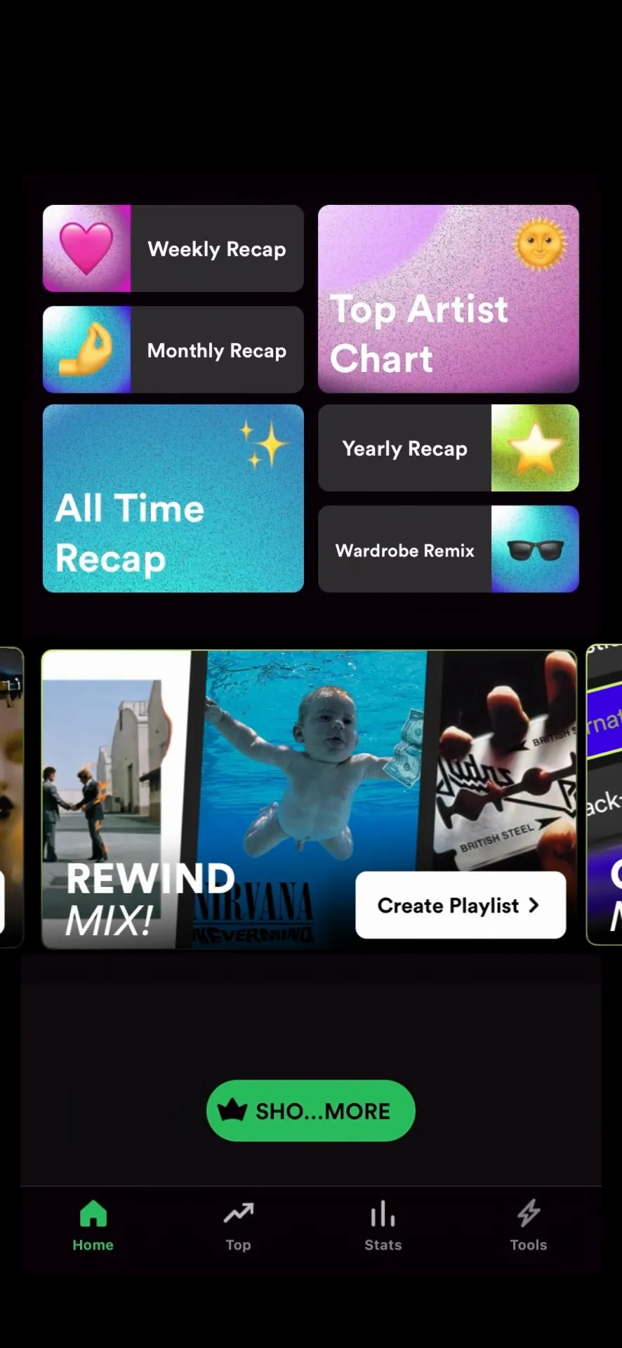 must.fm for Spotify Stats iphone screenshot 1