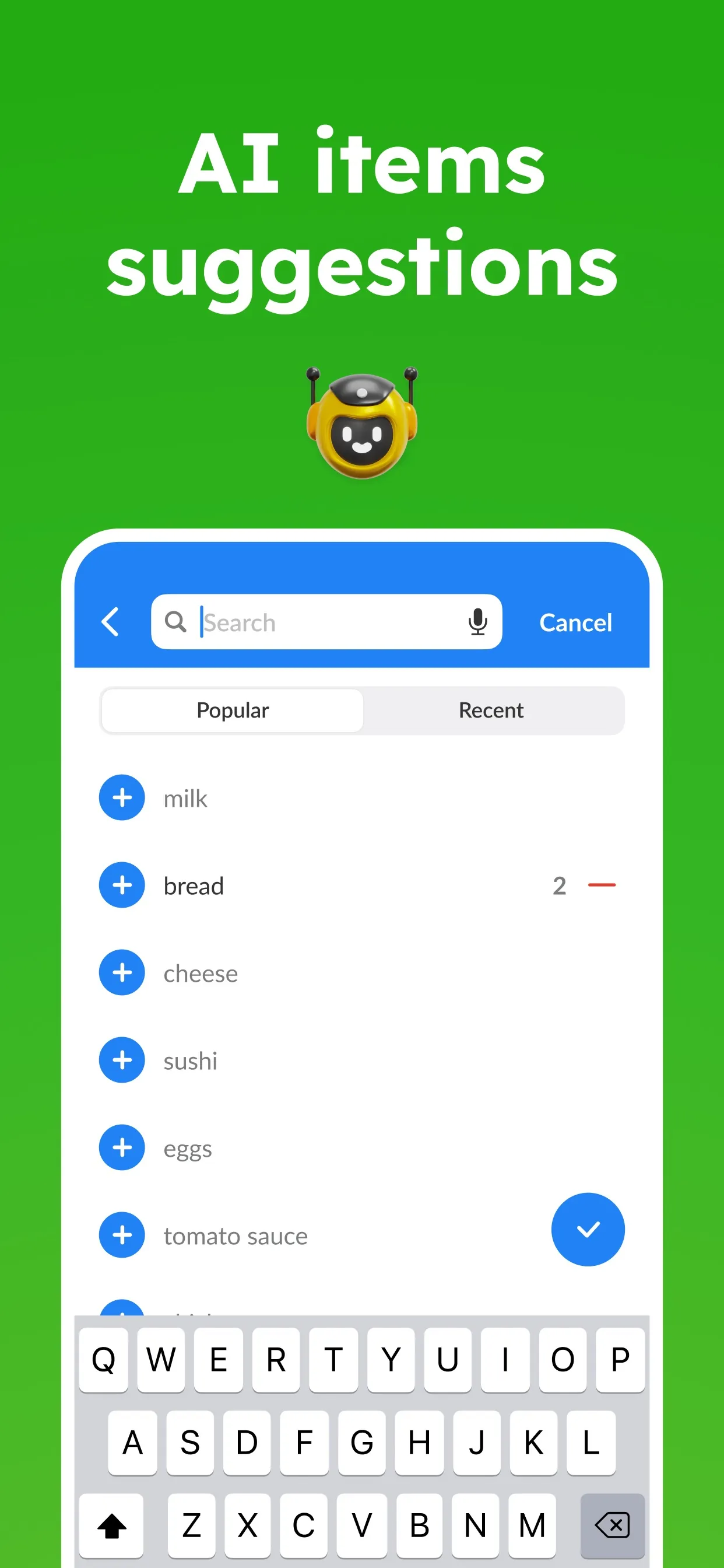 Shared Grocery List - Listonic iphone screenshot 4