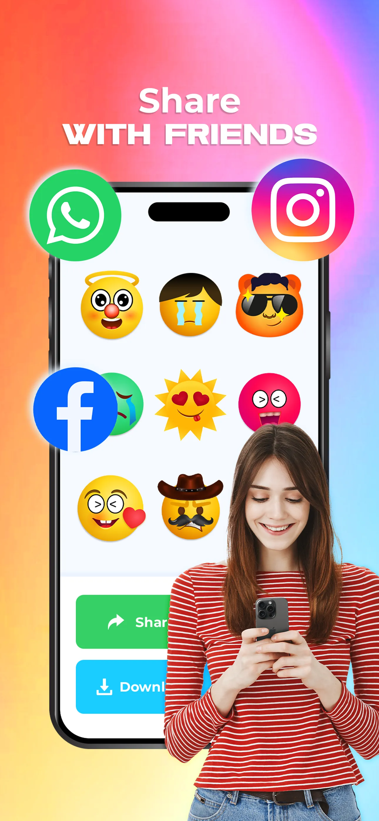 Emoji & Sticker Design Lab iphone screenshot 7
