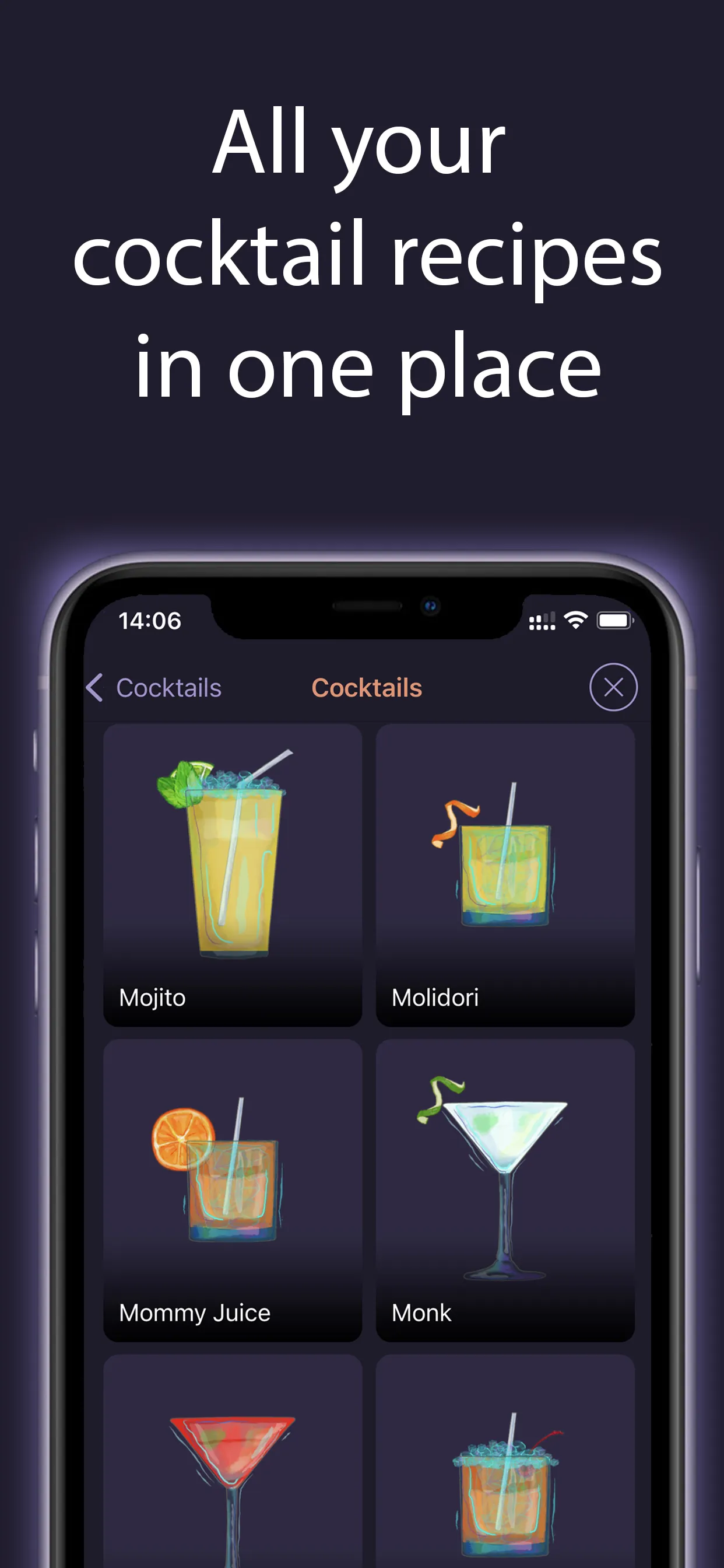 Cocktail Art - Bartender App iphone screenshot 1