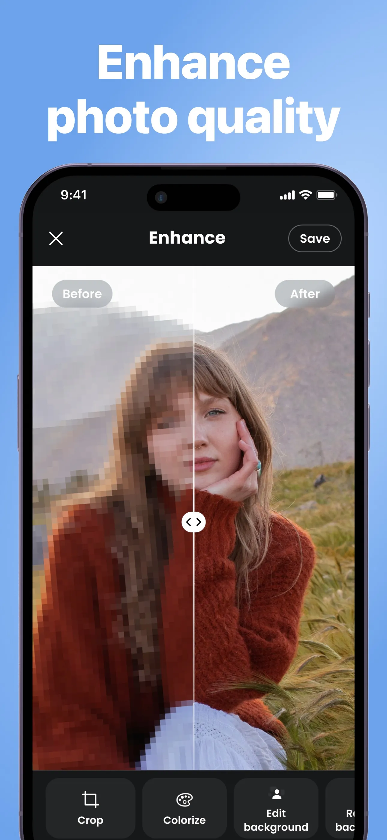 Remaxi: Unblur & Repair Photo iphone screenshot 3