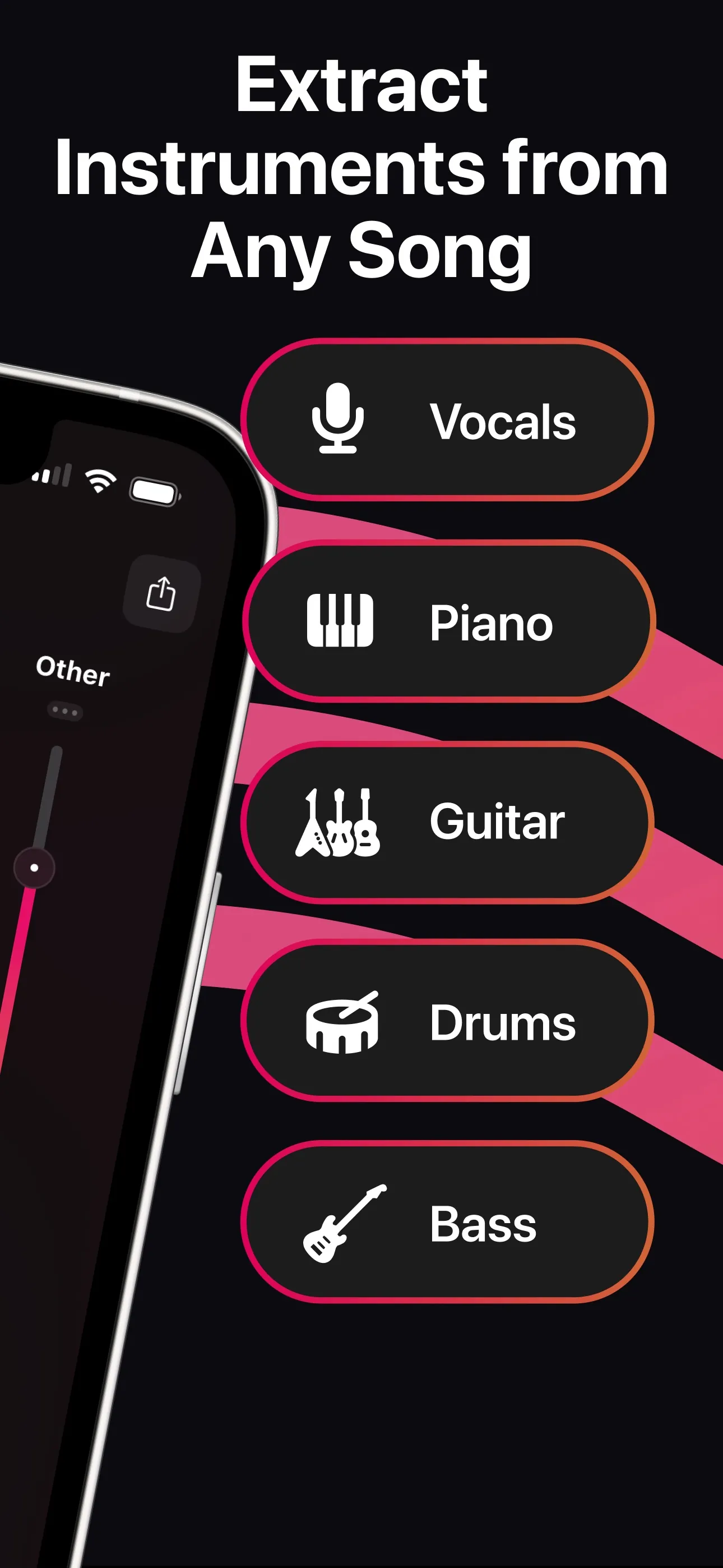 Stemz: remover vocal audio pro iphone screenshot 3