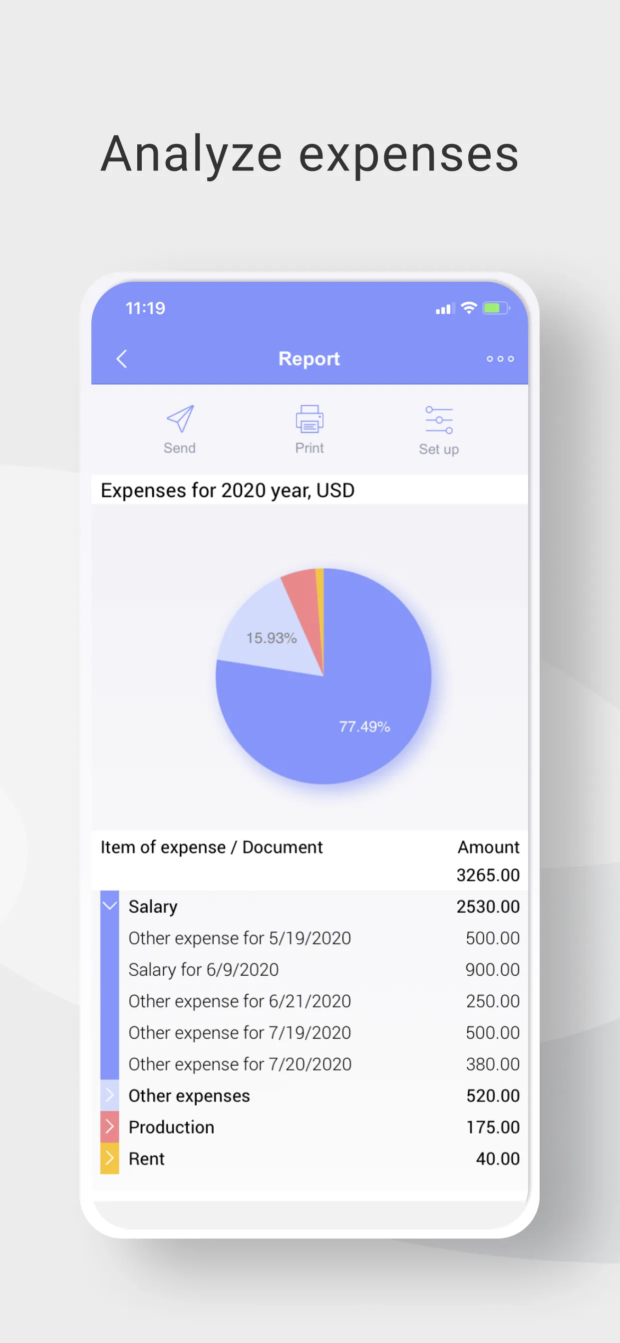 BOSS Small Business Accounting iphone screenshot 4