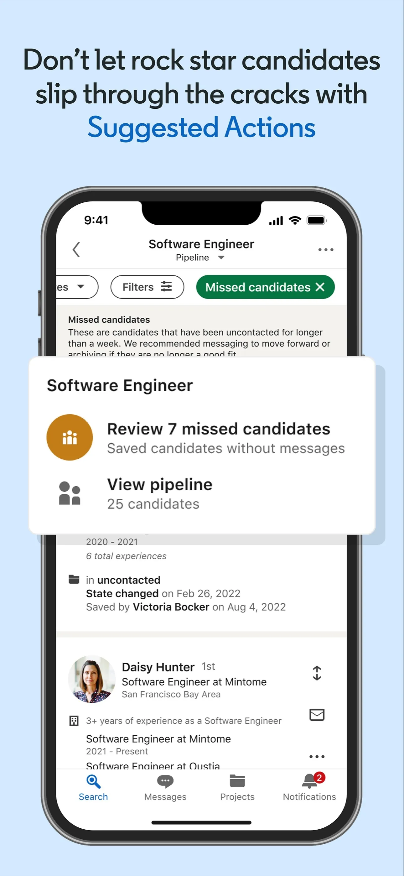 LinkedIn Recruiter iphone screenshot 8