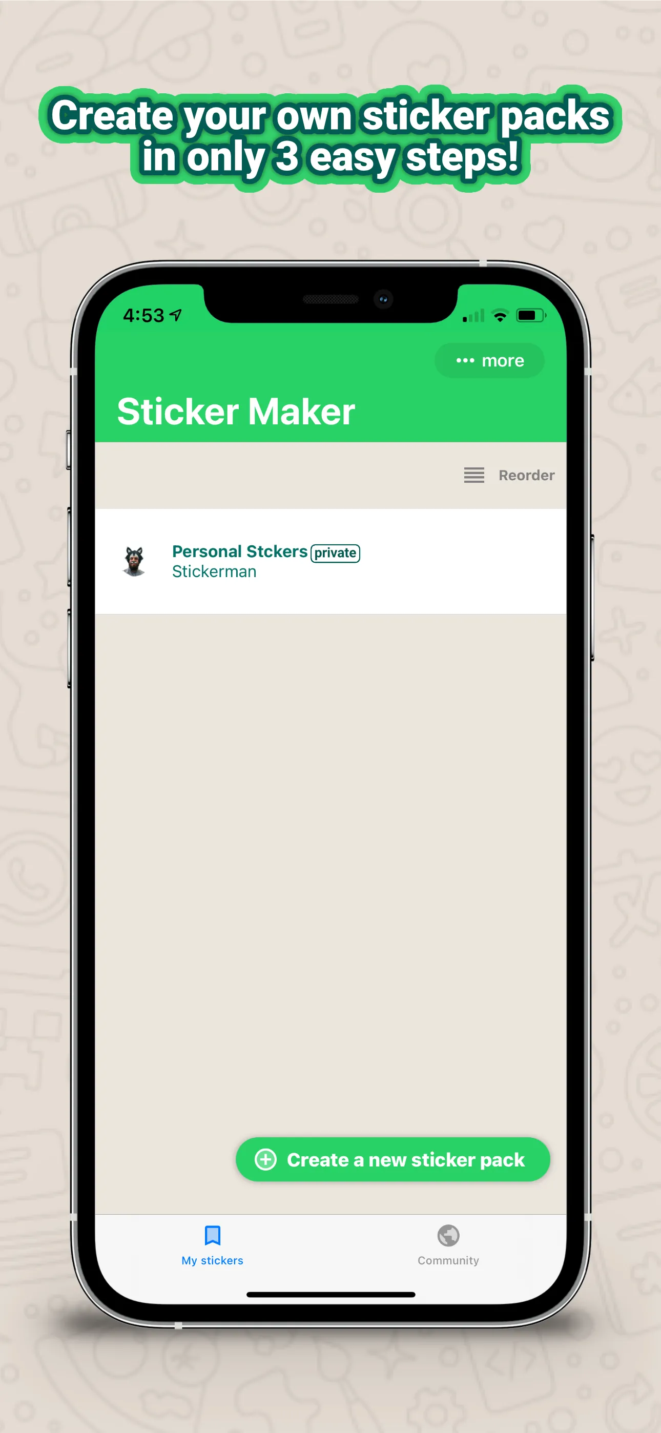 Sticker Maker Studio iphone screenshot 2