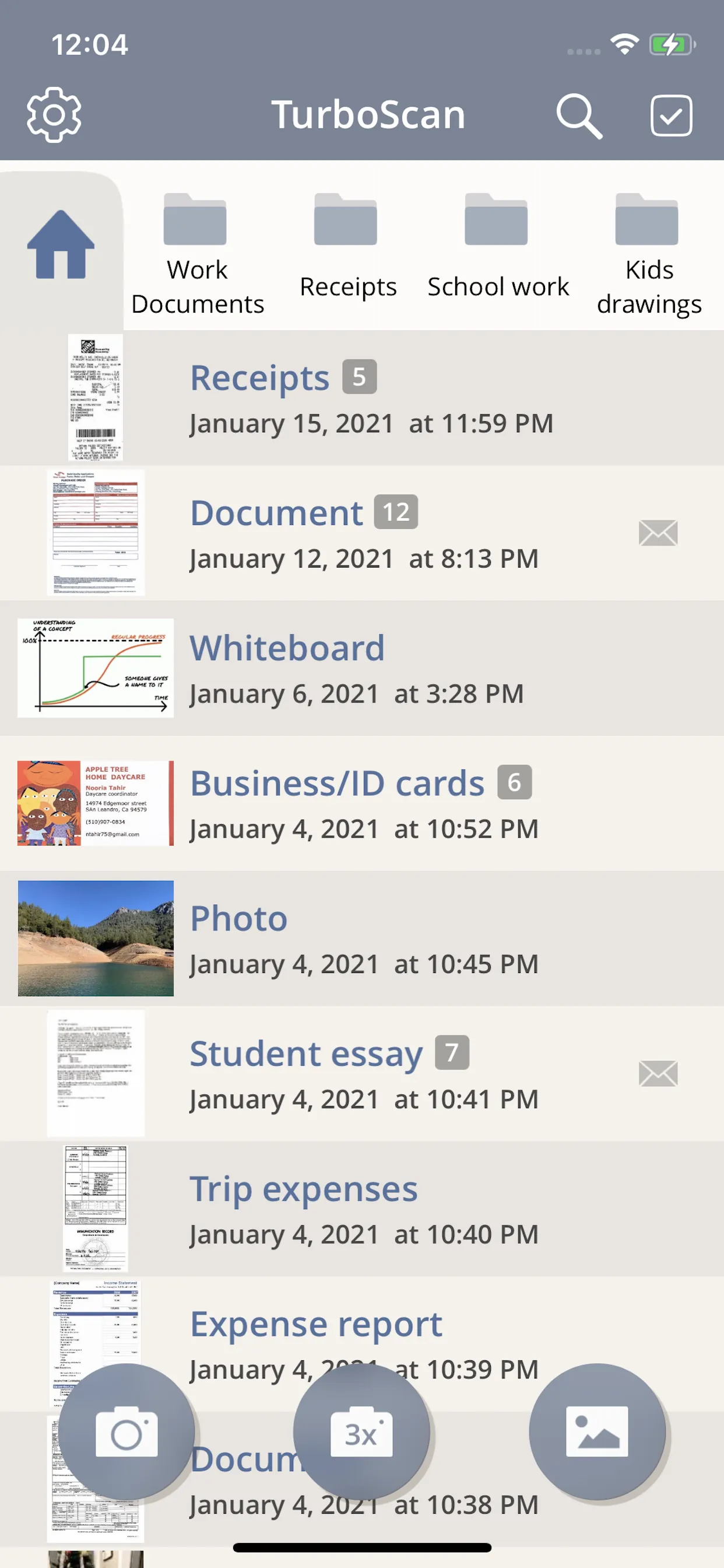 TurboScan™ Pro: PDF scanner iphone screenshot 1