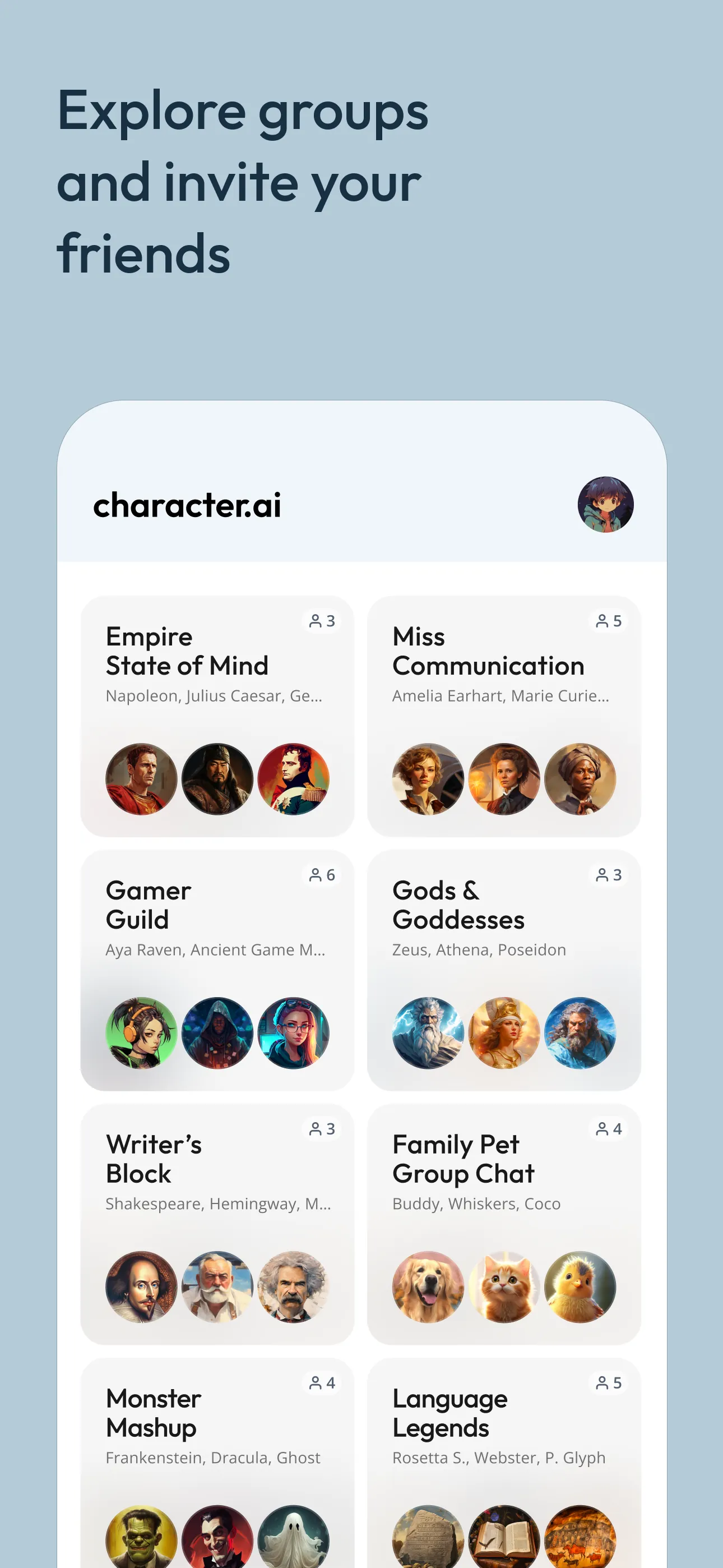 Character AI: Chat, Talk, Text iphone screenshot 6