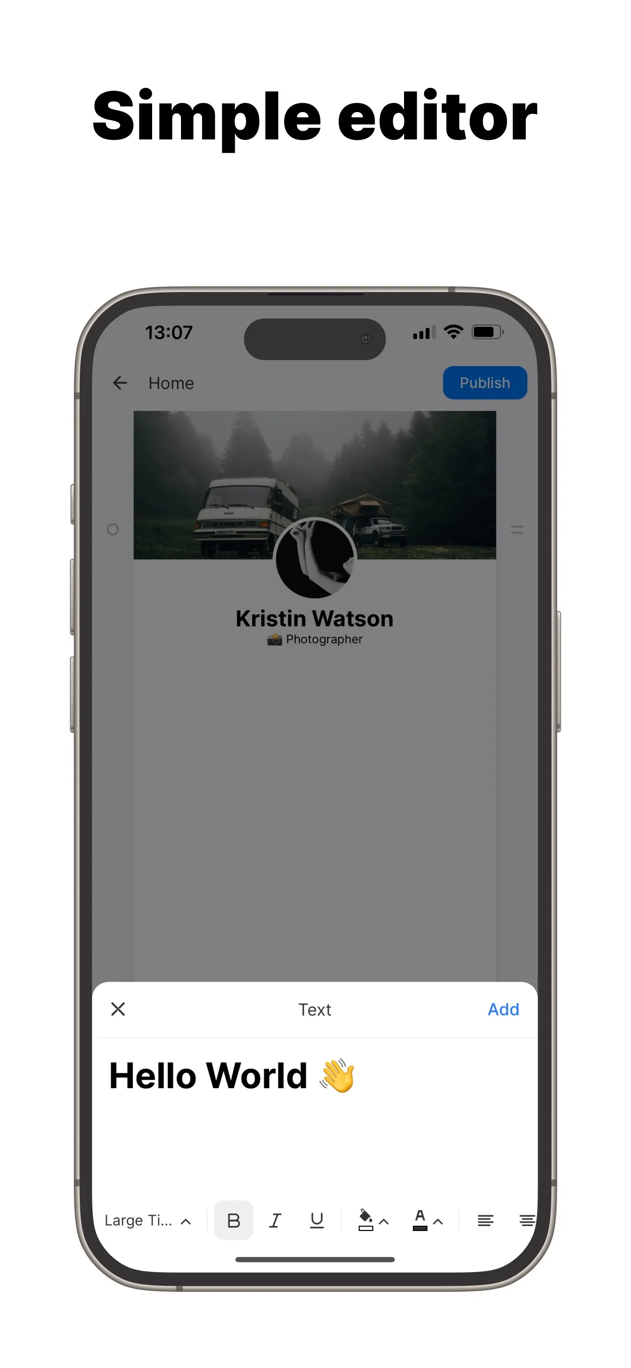Link In Bio Websites - Mssg.me iphone screenshot 3