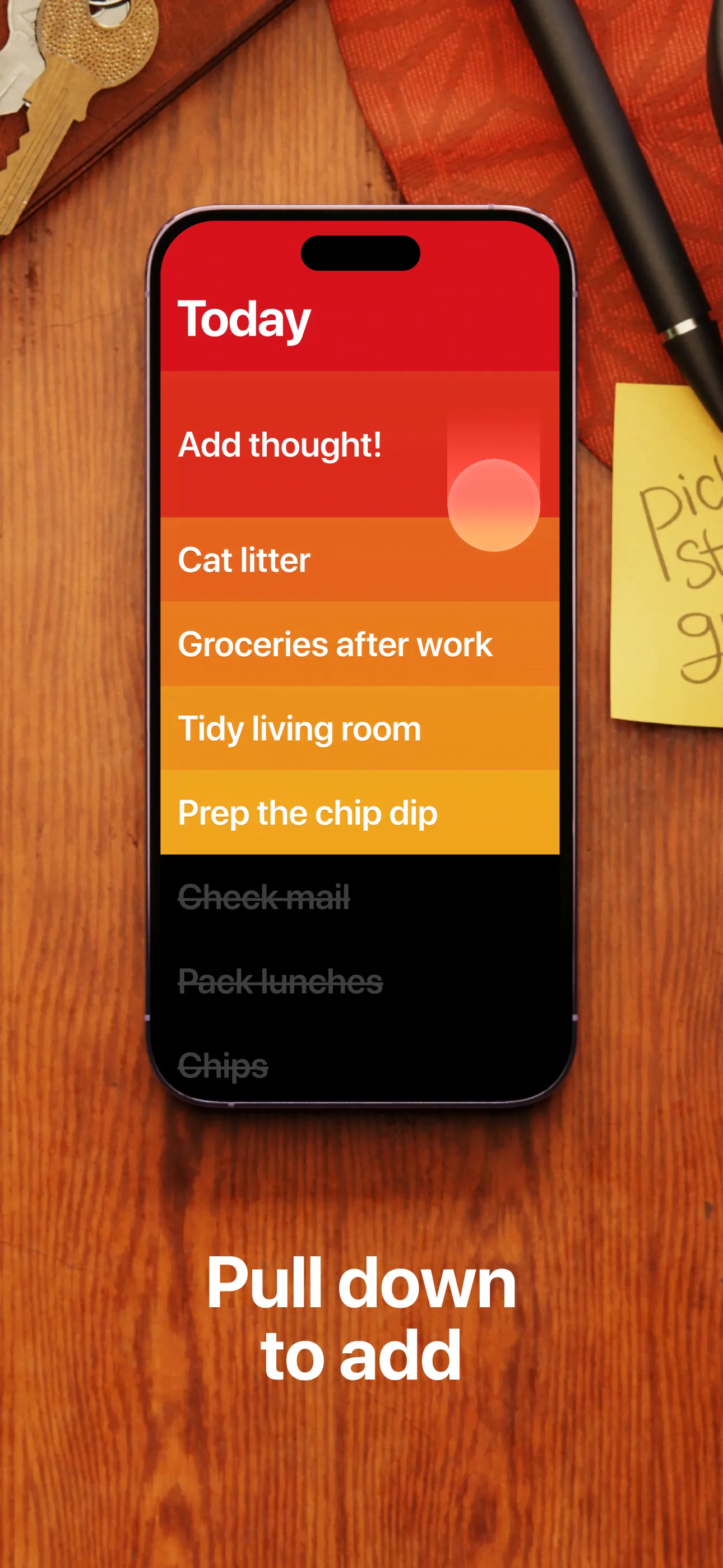 Clear: To Dos & Reminders iphone screenshot 2