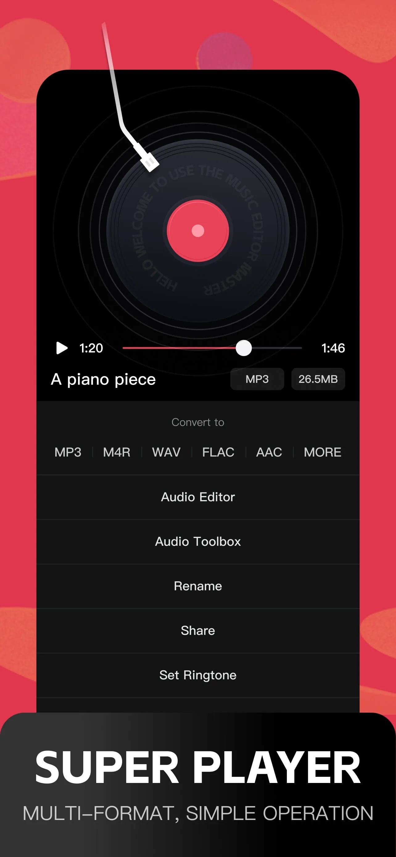 Audio Editor: MP3 Converter iphone screenshot 7