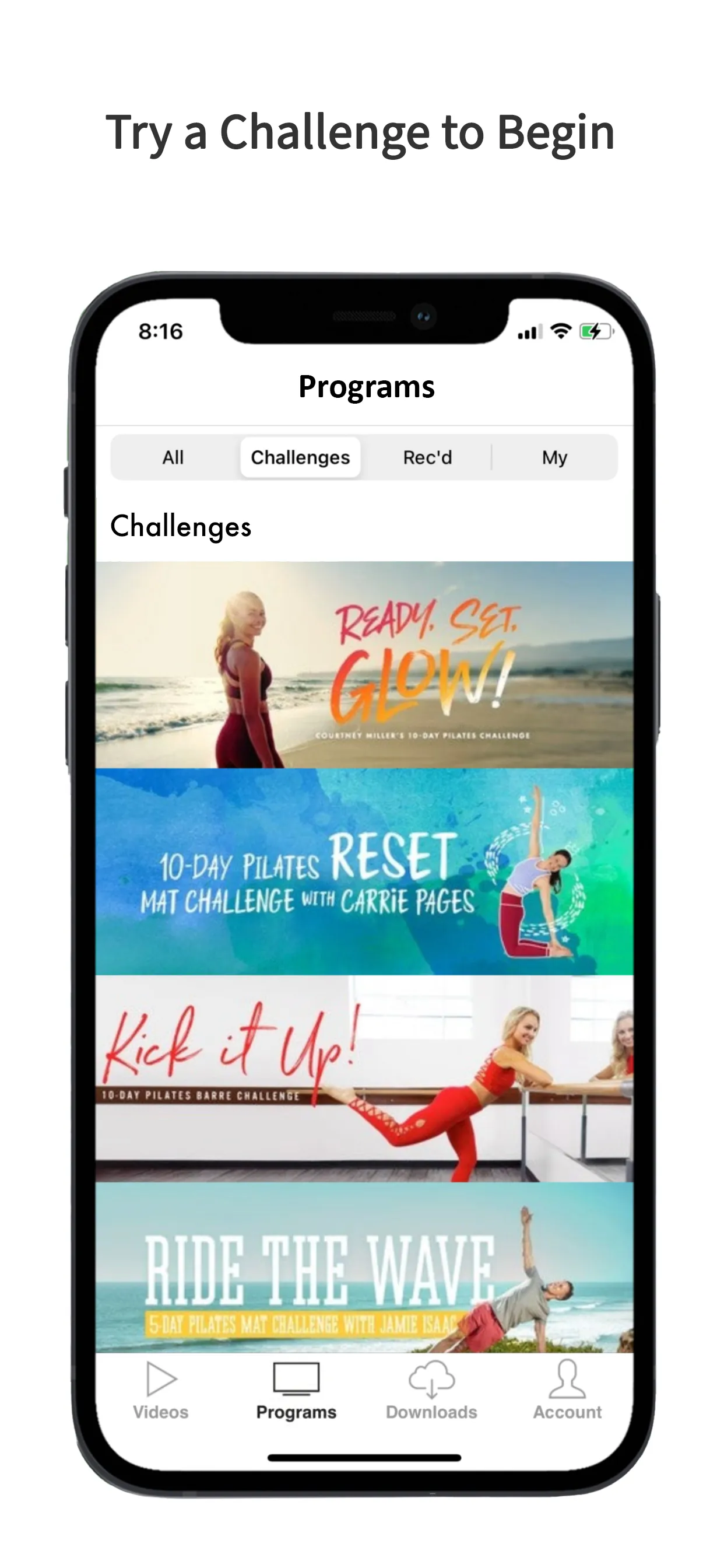 Pilates Anytime | Workouts iphone screenshot 2