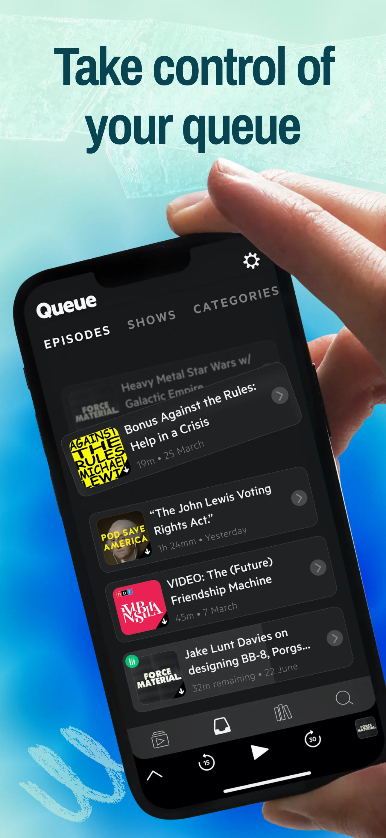 Podcast Player App - Castro iphone screenshot 1