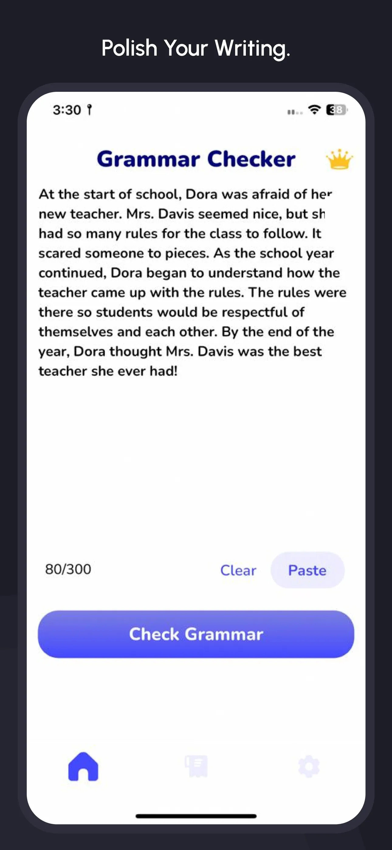 Grammar Check: Spell Corrector iphone screenshot 2