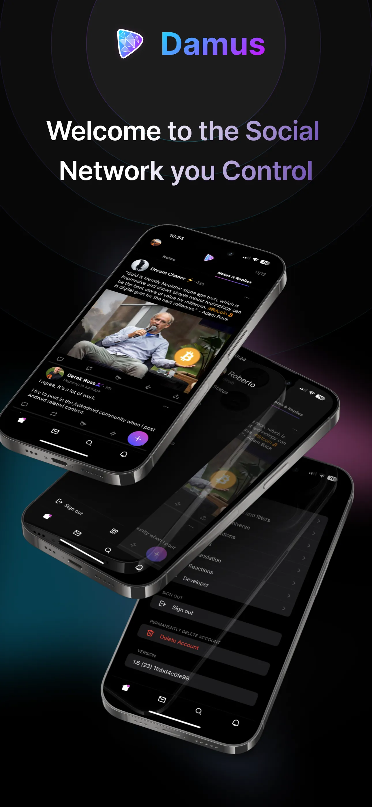 Damus iphone screenshot 1