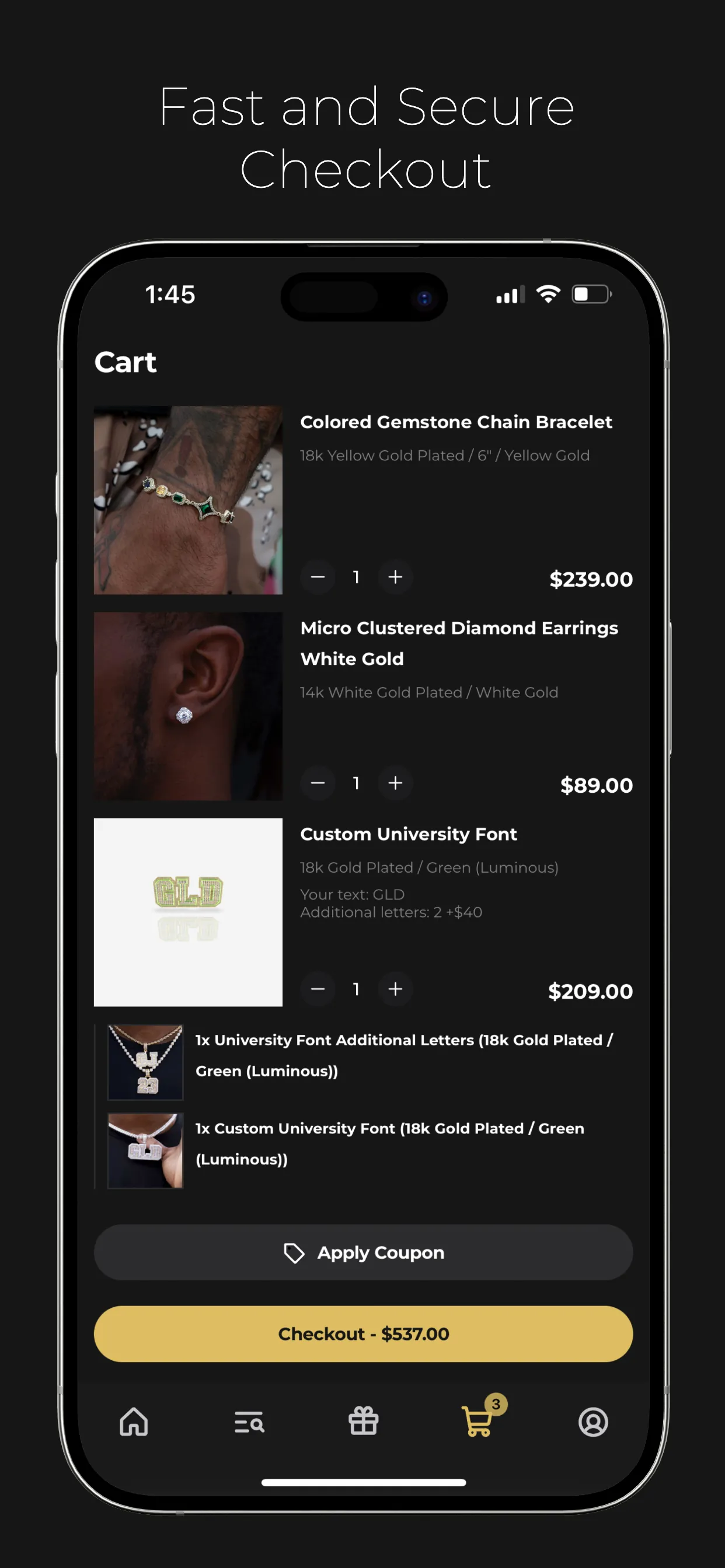 The GLD Shop iphone screenshot 7