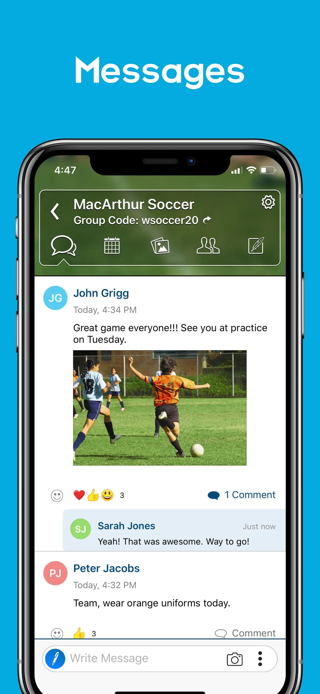 TeamReach – Your Team App iphone screenshot 2
