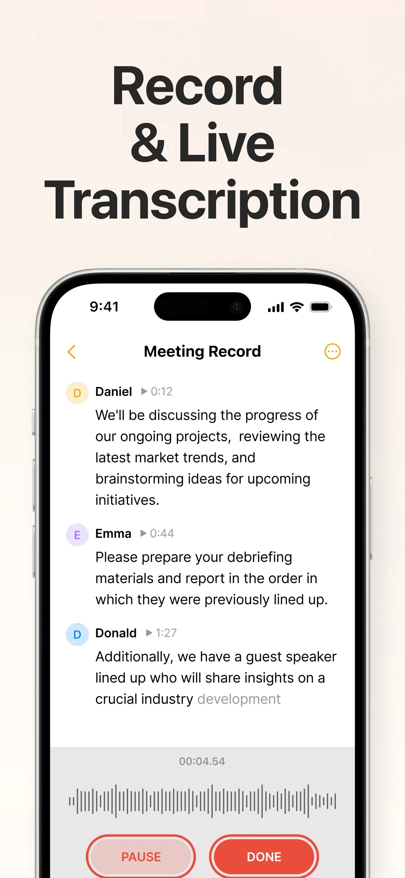 AI Notebook: Notes, Summary iphone screenshot 4