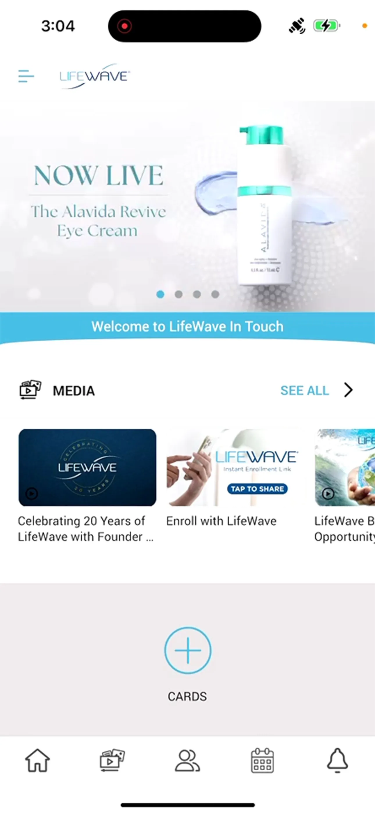 LifeWave InTouch iphone screenshot 1