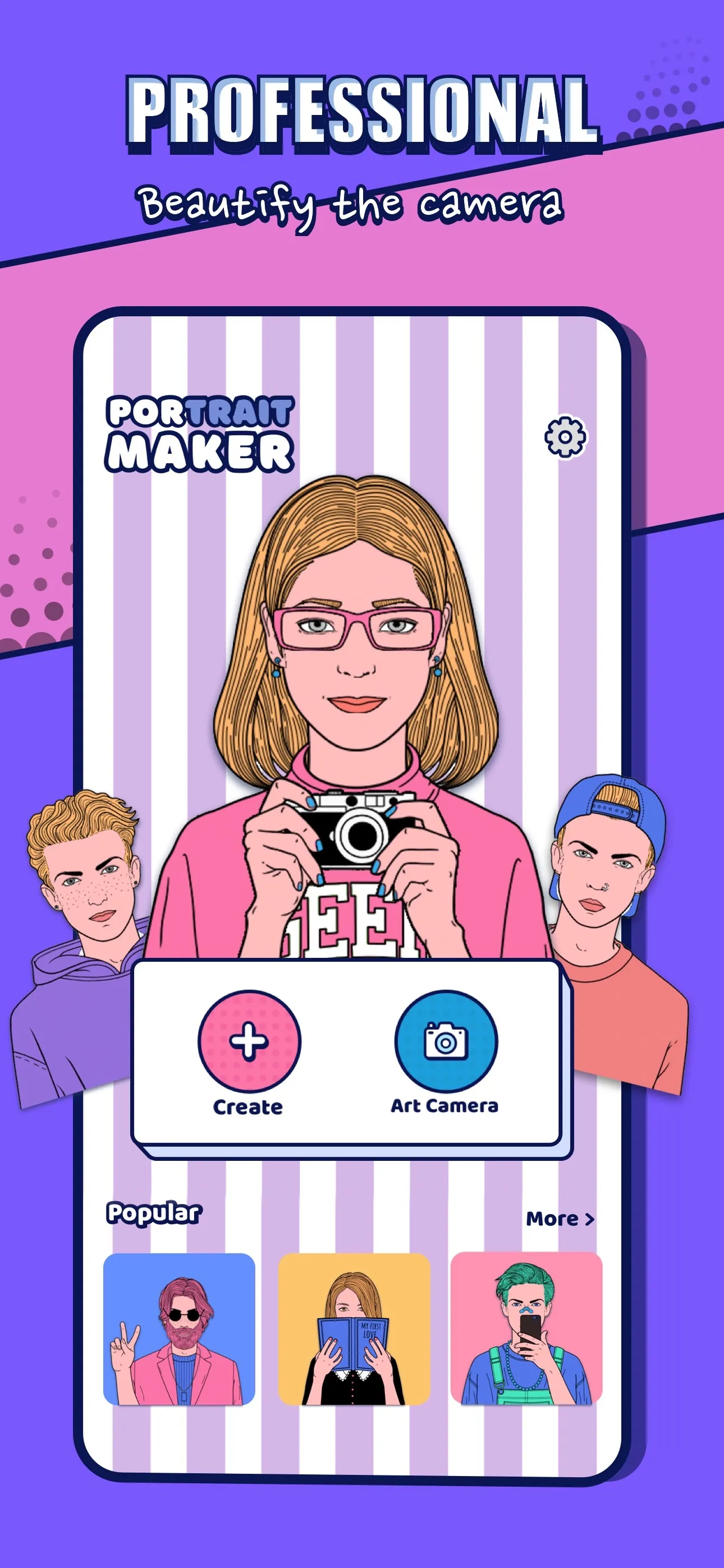 Portrait:Make Avatar Character iphone screenshot 5