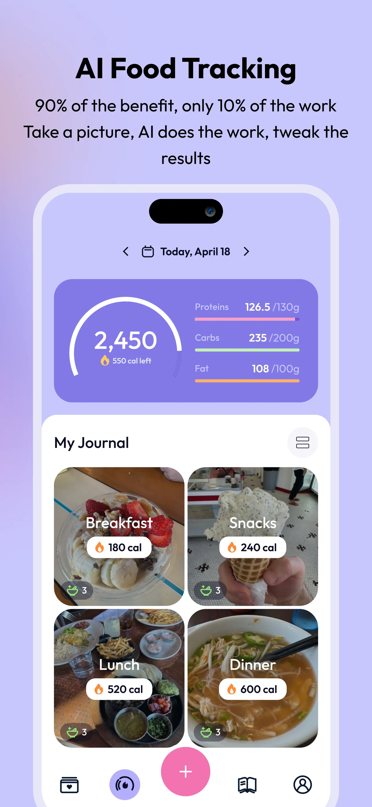 Food Journal: SpoonMe iphone screenshot 3