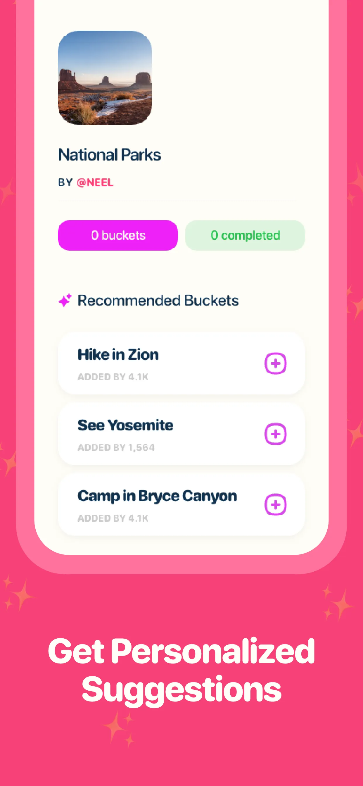 Bucket List - The Bucket App iphone screenshot 5