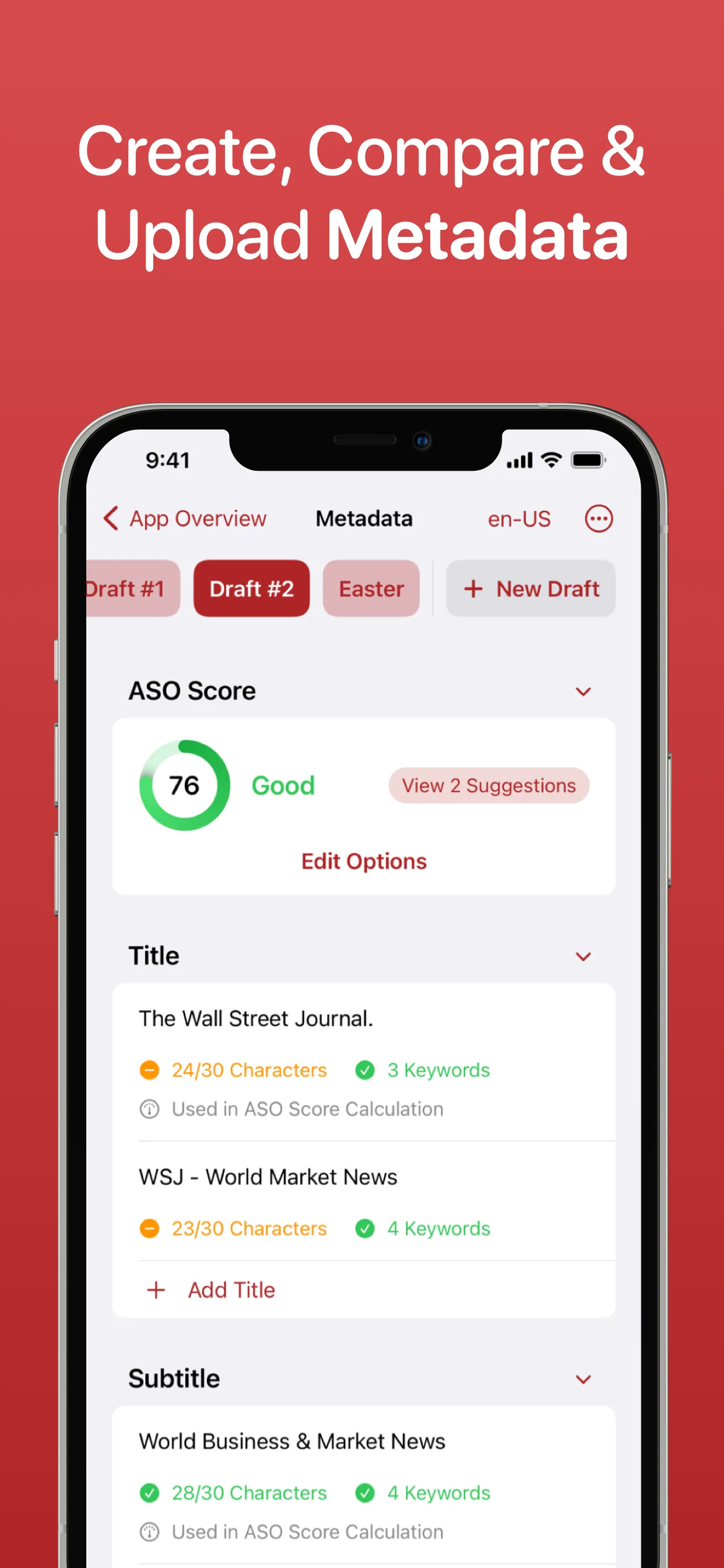 ASO Toolkit by Redbox Mobile iphone screenshot 1
