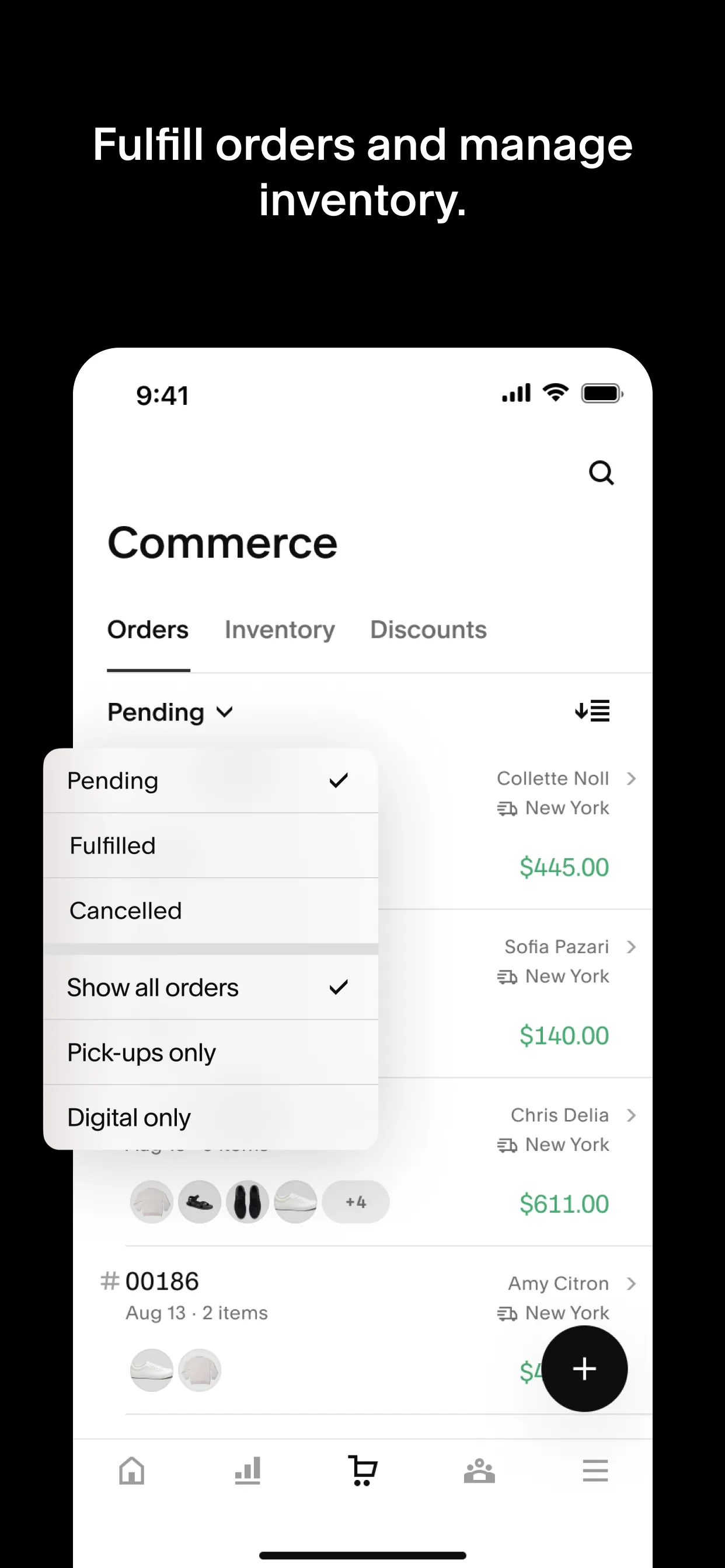 Squarespace: Run your business iphone screenshot 2