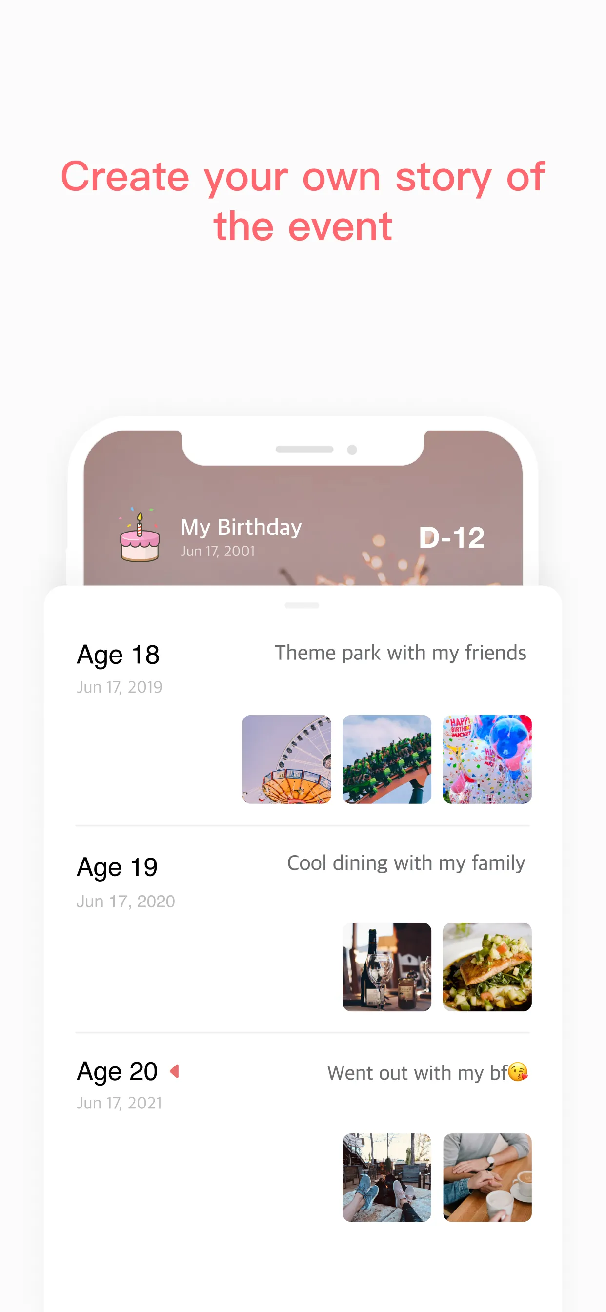 TheDayBefore (days countdown) iphone screenshot 7