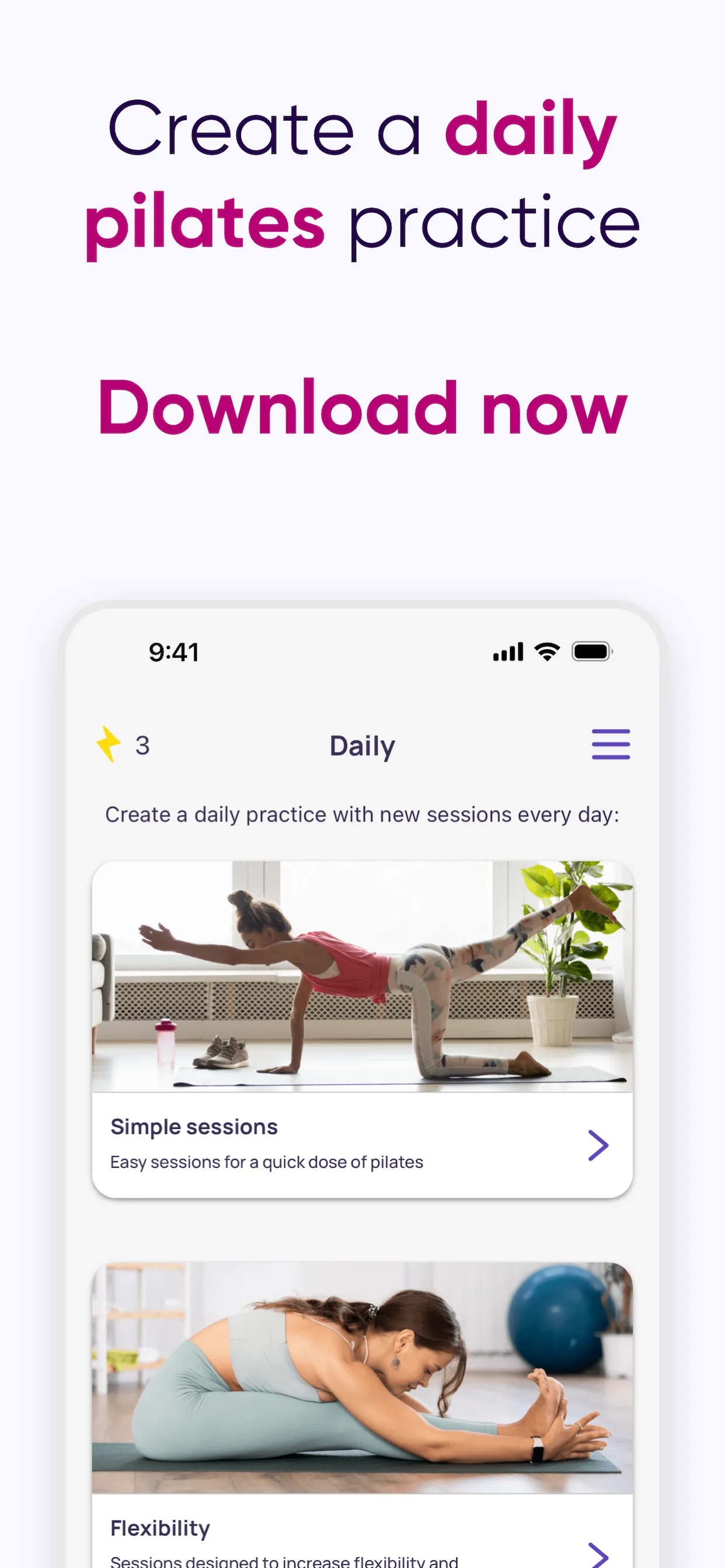5 Minute Pilates Workout iphone screenshot 7