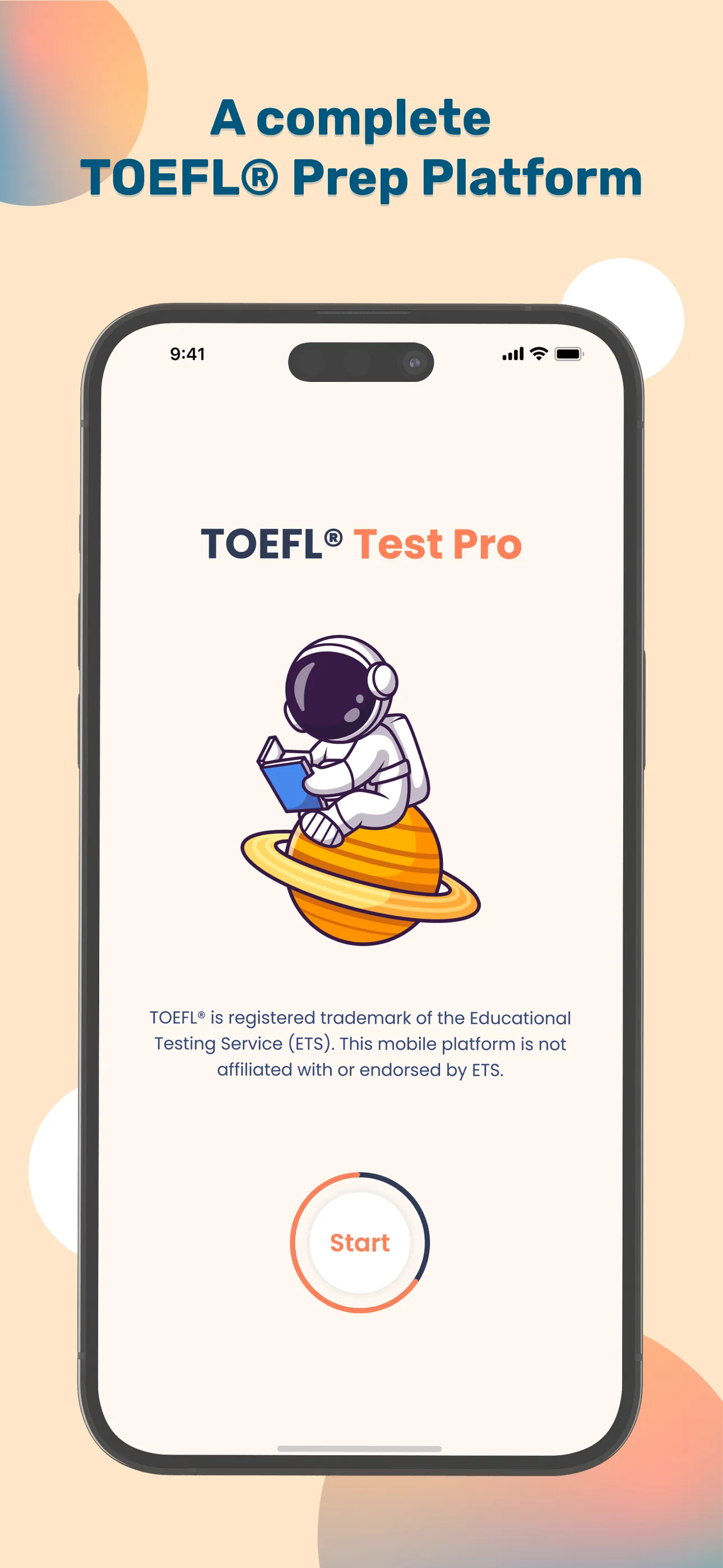 Practice for TOEFL® Test Pro iphone screenshot 1