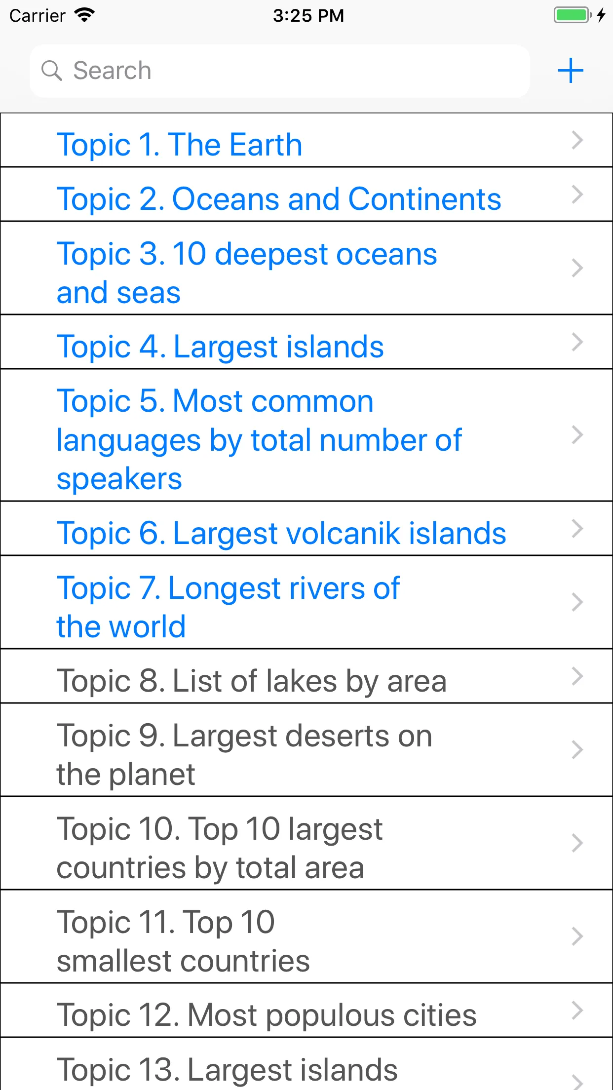 Geography Amazing Facts iphone screenshot 5