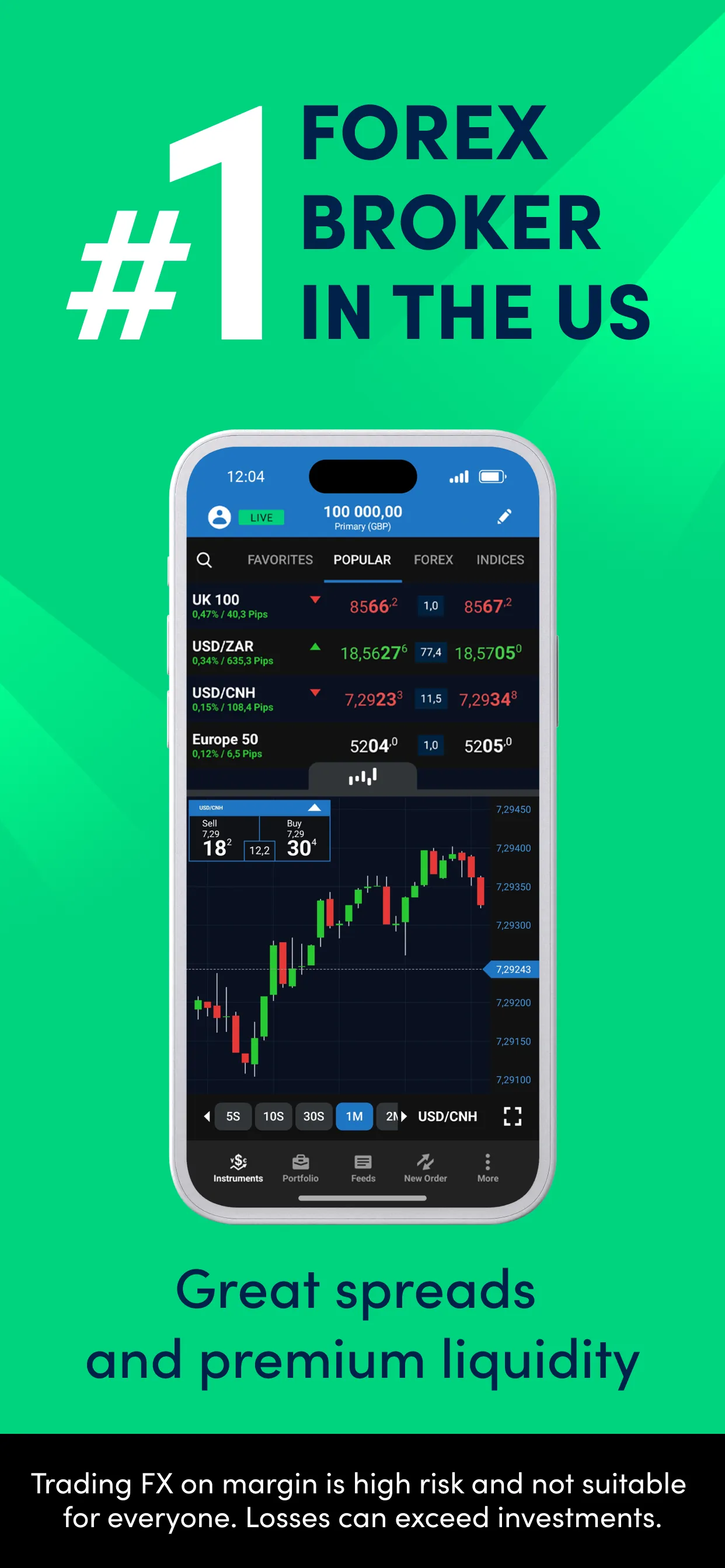 OANDA - Forex trading iphone screenshot 2