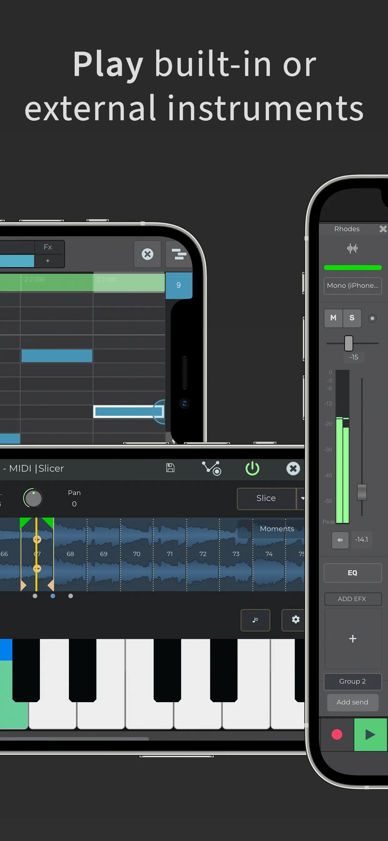 n-Track Studio DAW: Make Music iphone screenshot 3