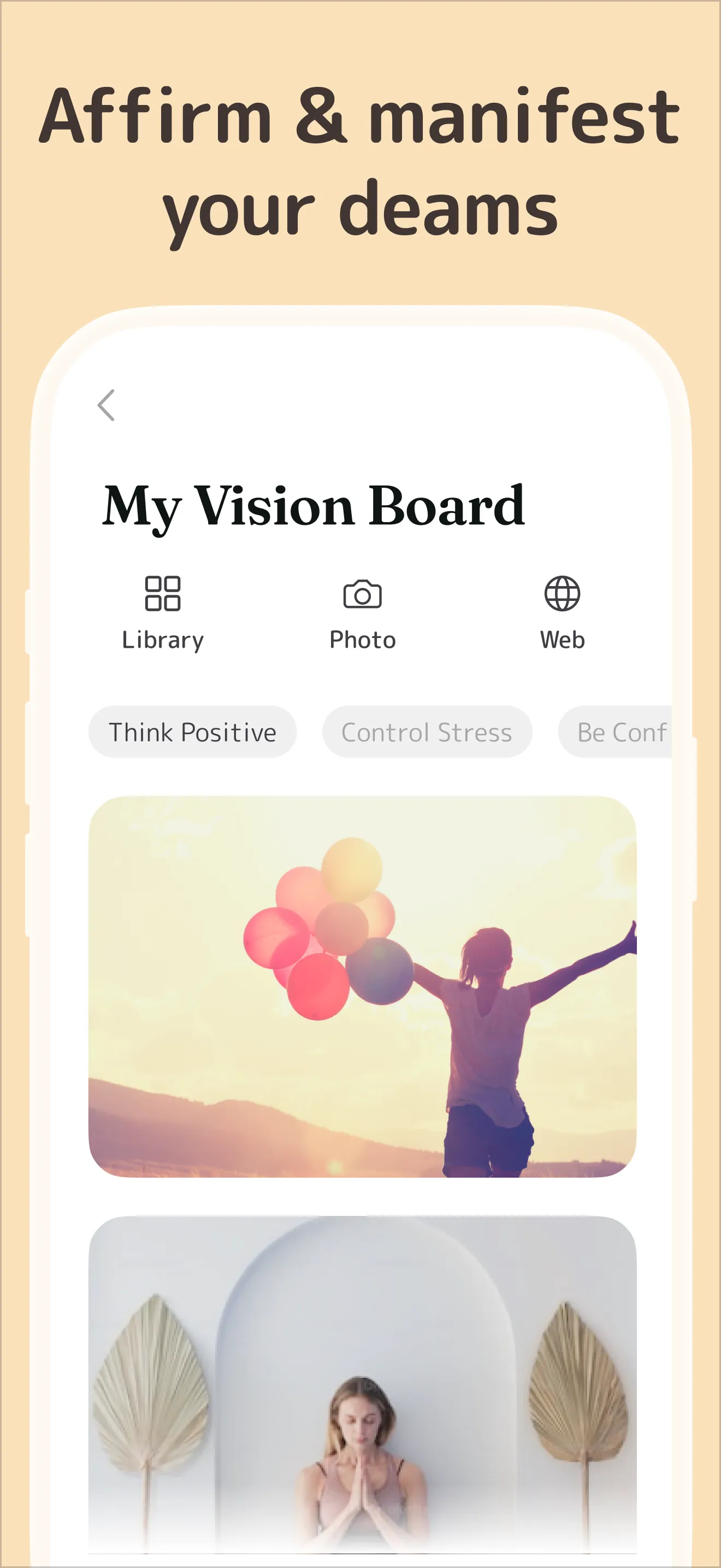 Vision Board Perfectly Happy iphone screenshot 4