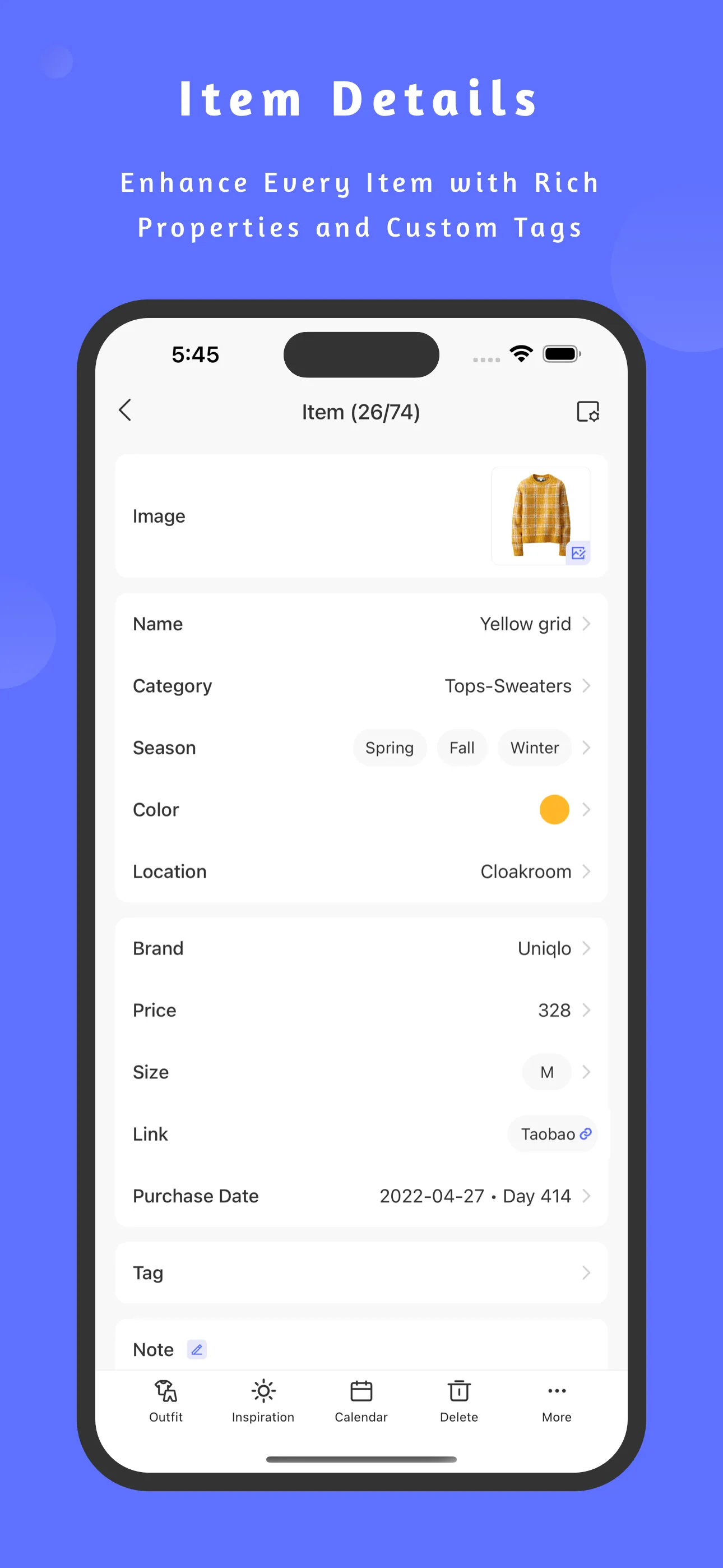 SimpleCloset: Closet Assistant iphone screenshot 2