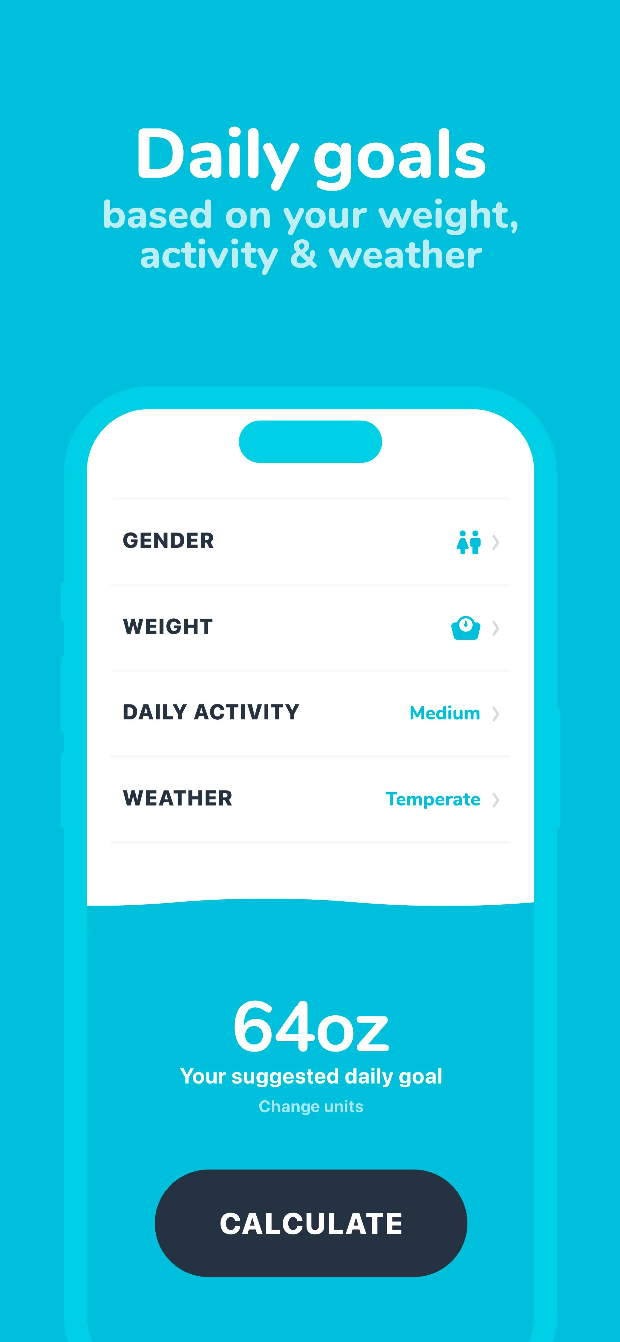 Water tracker Waterllama iphone screenshot 10