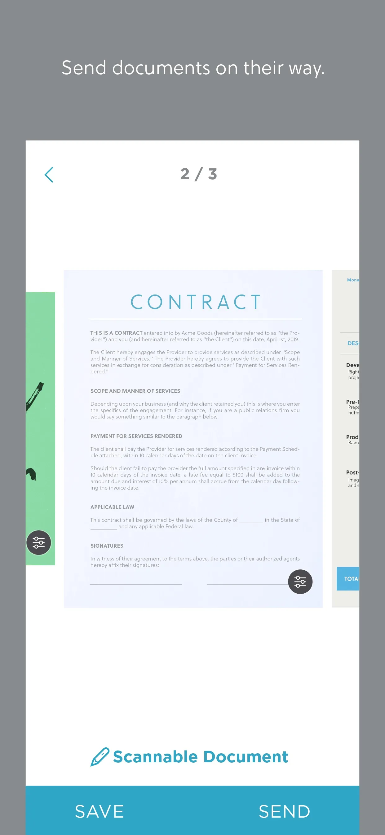 Evernote Scannable iphone screenshot 2