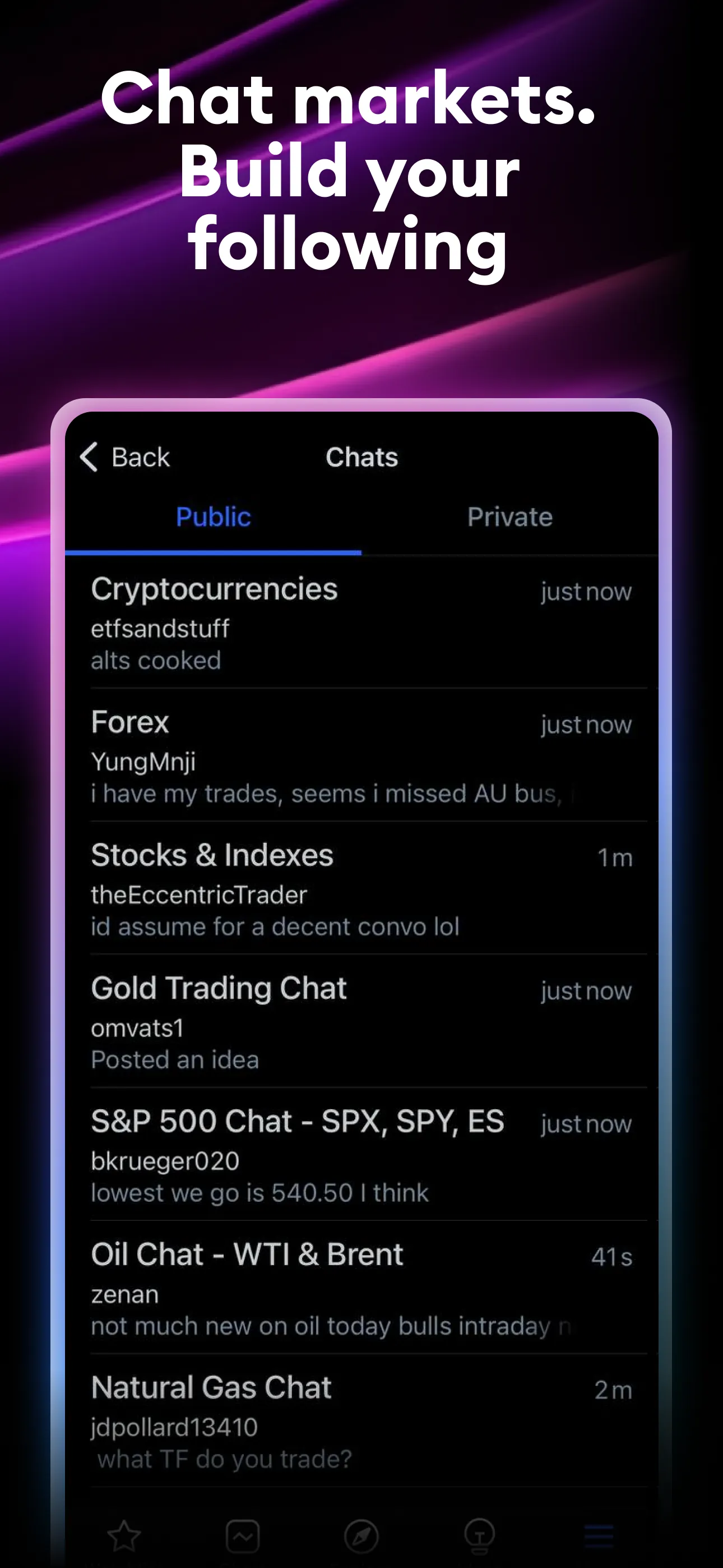 TradingView: Track All Markets iphone screenshot 8