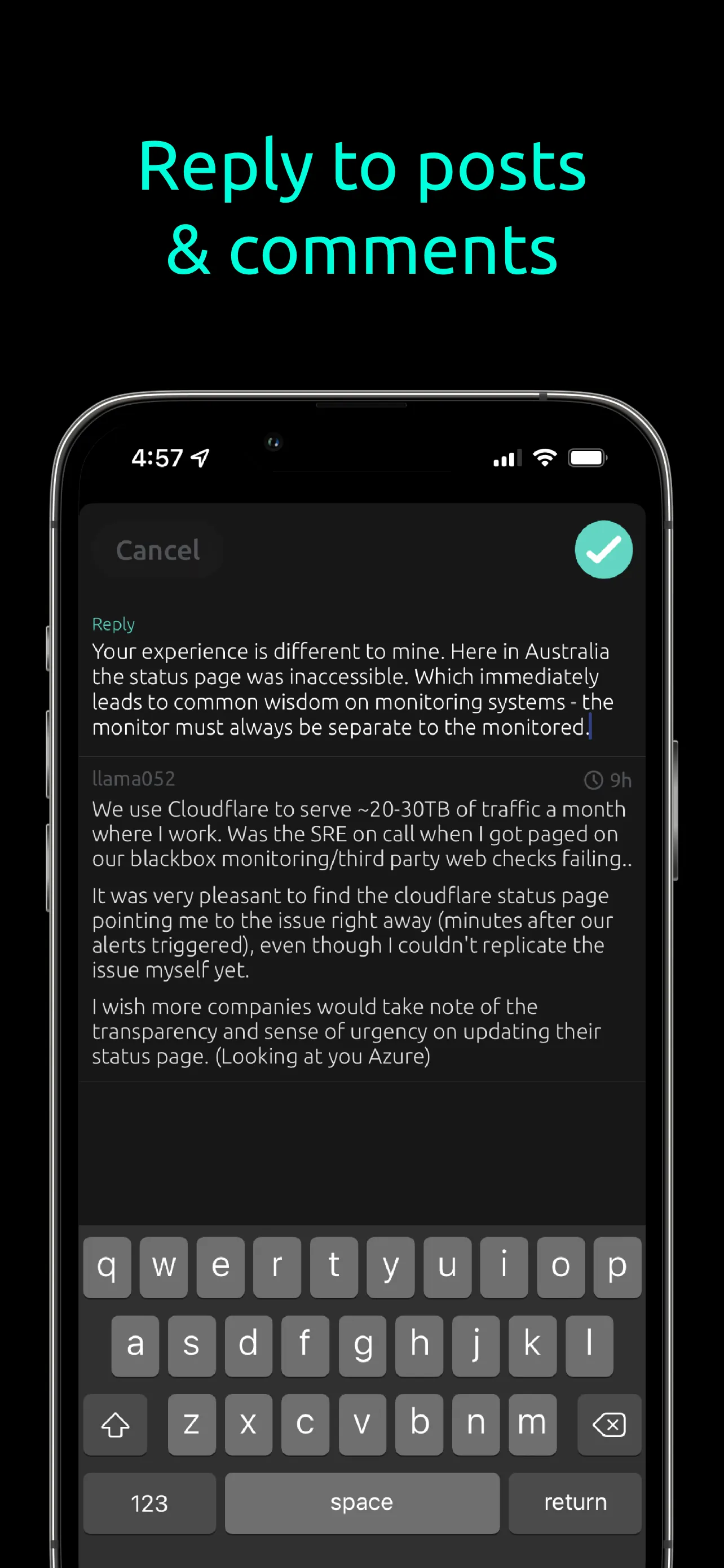 HACK for Hacker News YC Reader iphone screenshot 3
