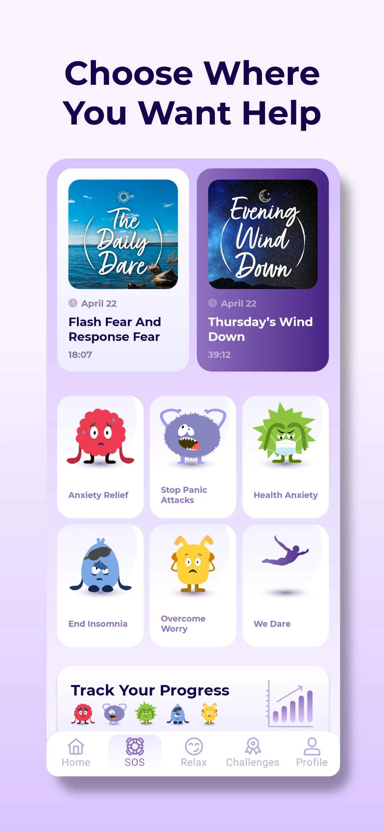 Dare: Panic & Anxiety Relief iphone screenshot 5