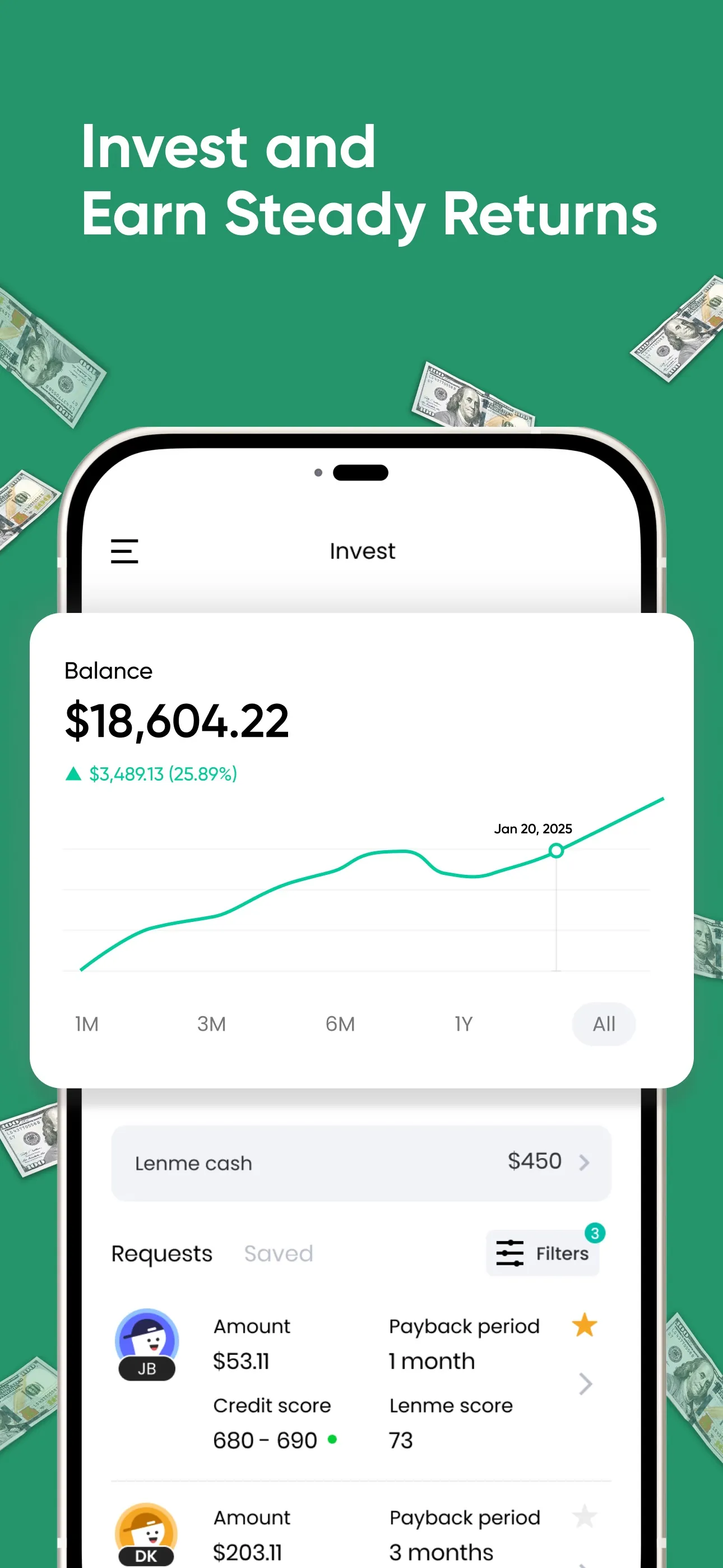 Lenme: Investing and Borrowing iphone screenshot 8