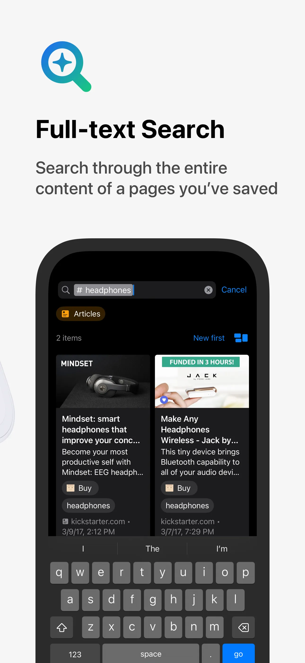 Raindrop.io iphone screenshot 3
