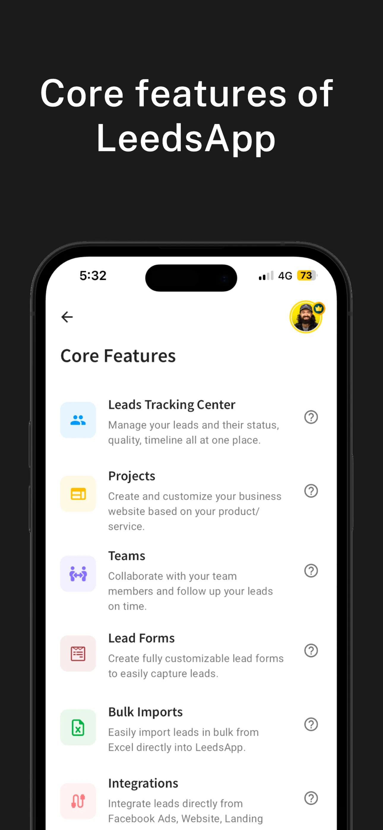 LeedsApp: Customer Follow Up iphone screenshot 8